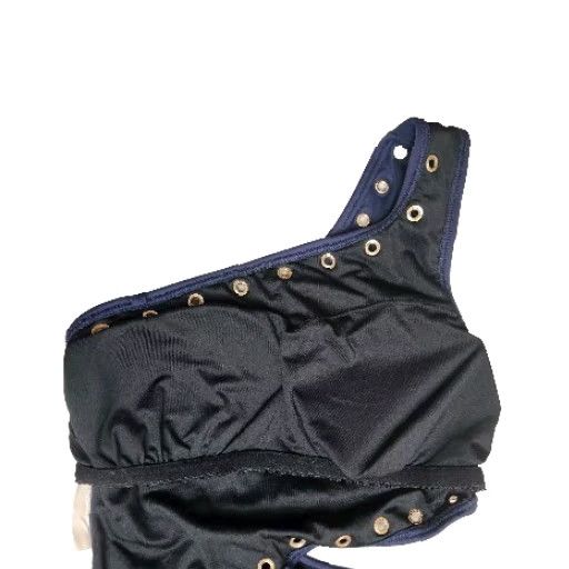 Michael Kors Michael Kors Womens Navy Grommet Cut Out One Piece Swimsuit XS Size ONE SIZE - 5 Thumbnail