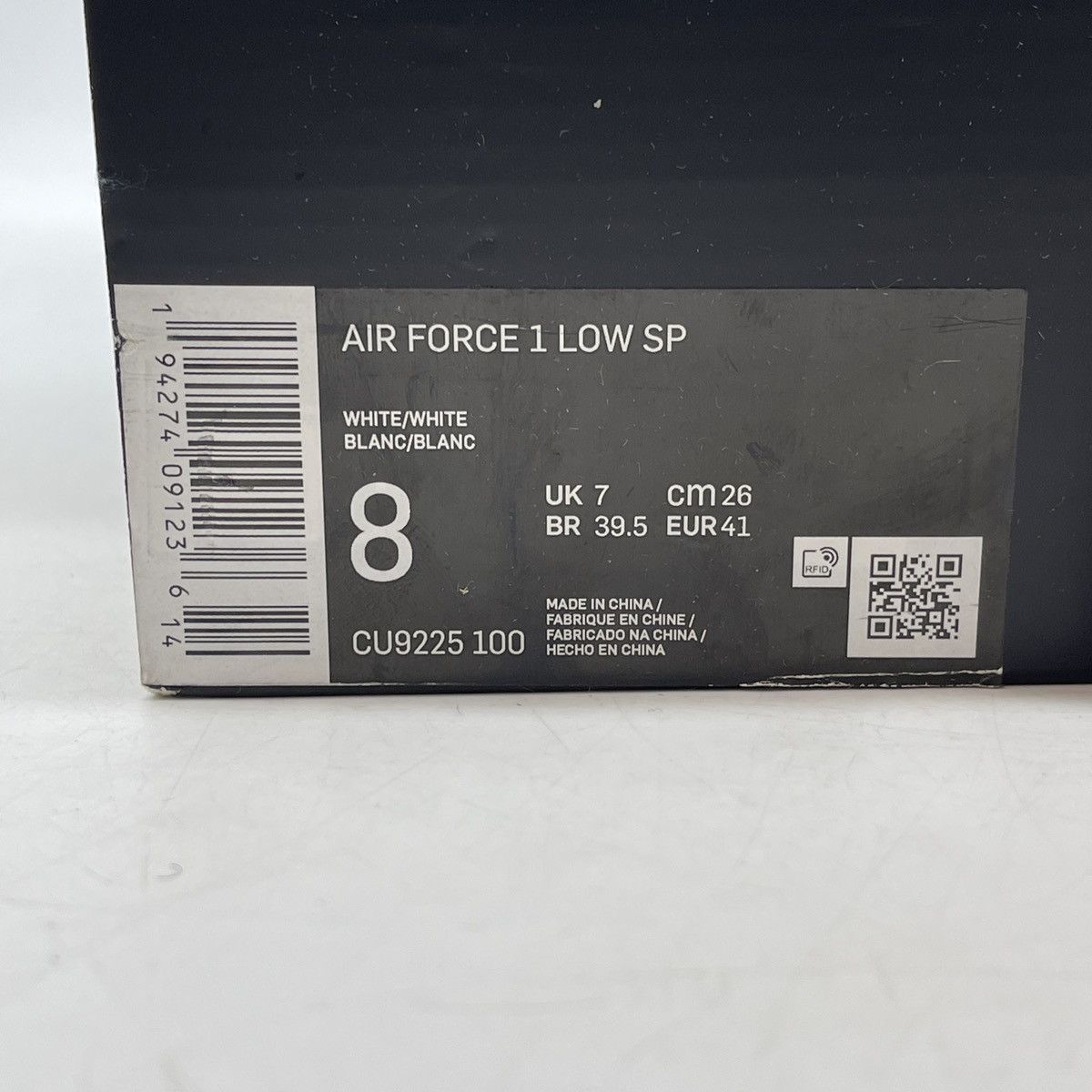 Nike Supreme x air force 1 low box logo white Size US 8 / EU 41 - 9 Thumbnail