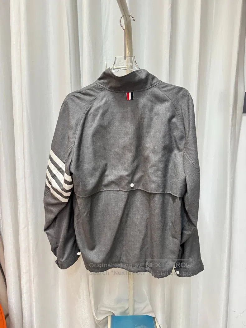 Thom Browne Thom Browne Gray Windbreaker Size US M / EU 48-50 / 2 - 2 Thumbnail