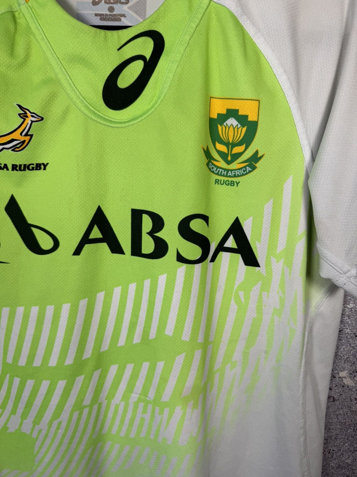 Asics South Africa Sevens Rugby Union 2014 Rugby Jersey Small Size US S / EU 44-46 / 1 - 5 Thumbnail