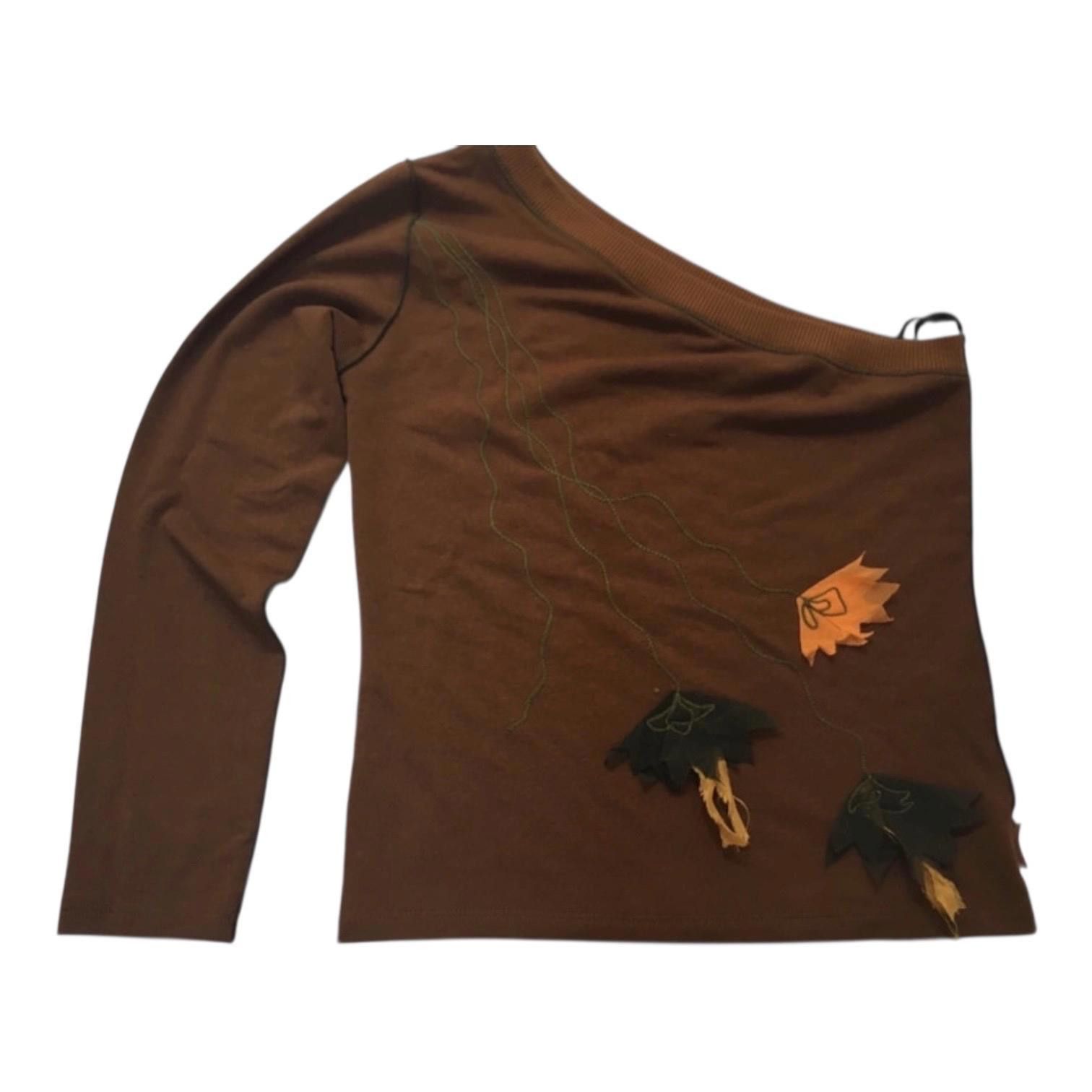 Cop Copine The Cop Copine Doubled Shoulder Cut Out Top Size ONE SIZE - 3 Thumbnail