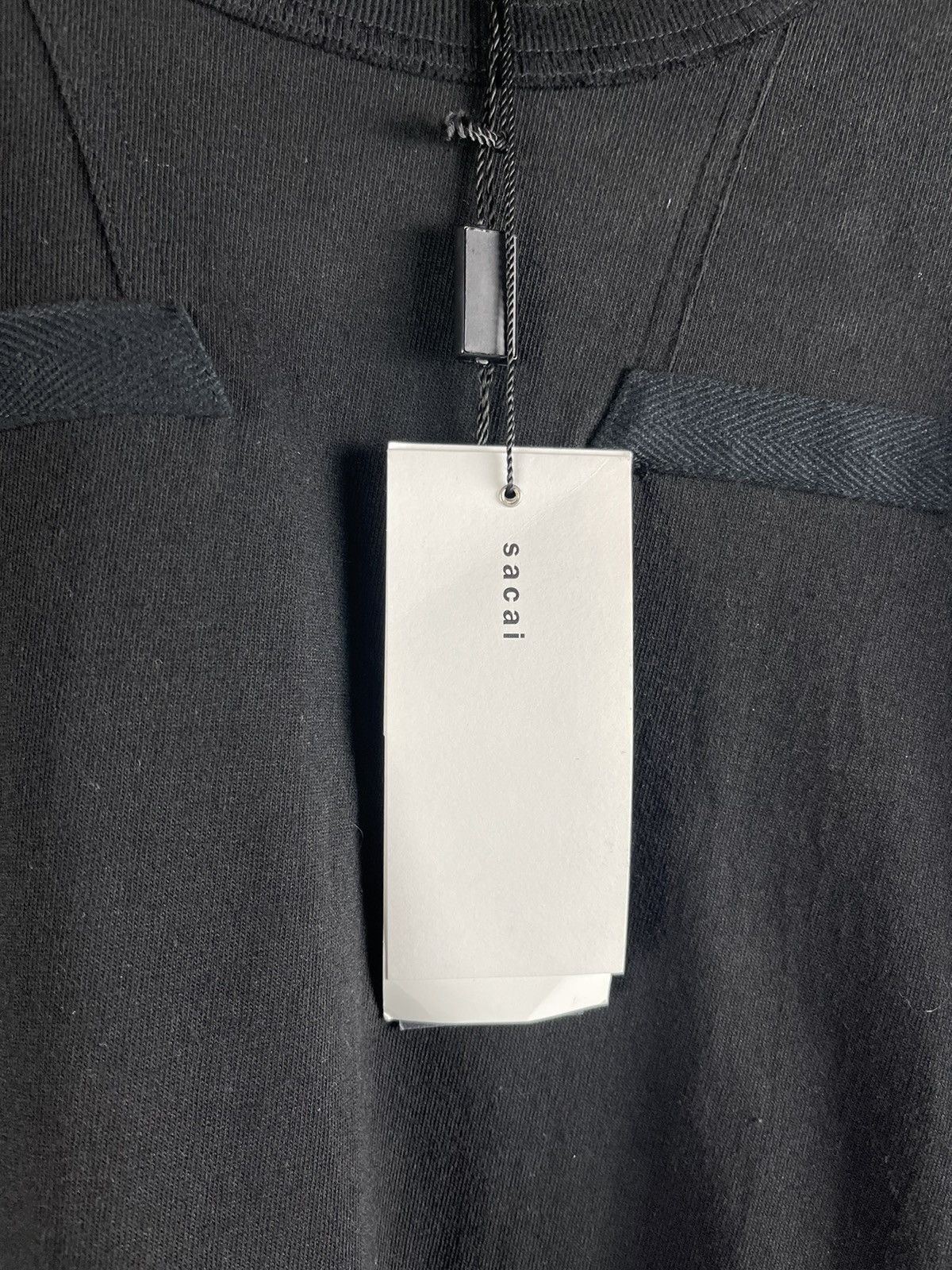 Sacai Sacai Bandana Panel Black Open Long Sleeve T-Shirt Size US S / EU 44-46 / 1 - 14 Thumbnail