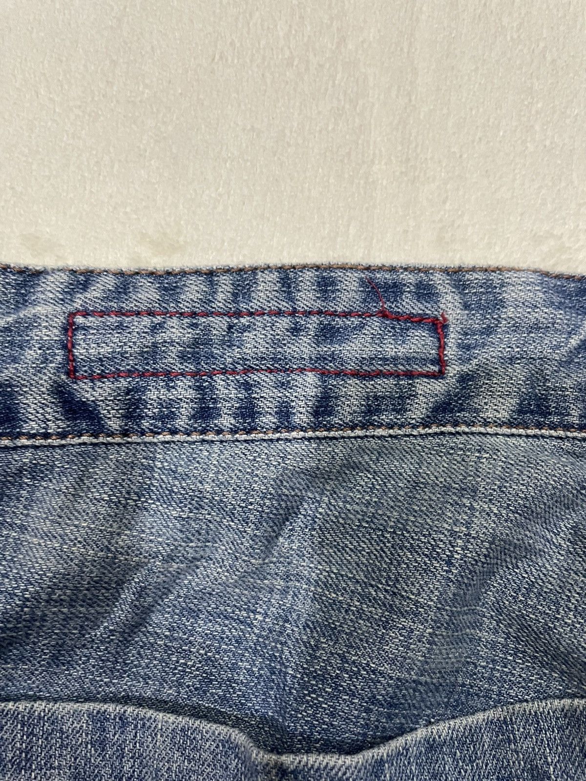 Japanese Brand Vintage Touch JeanSmith Sick Big Pocket Straight Cut Jeans Size US 32 / EU 48 - 22 Thumbnail