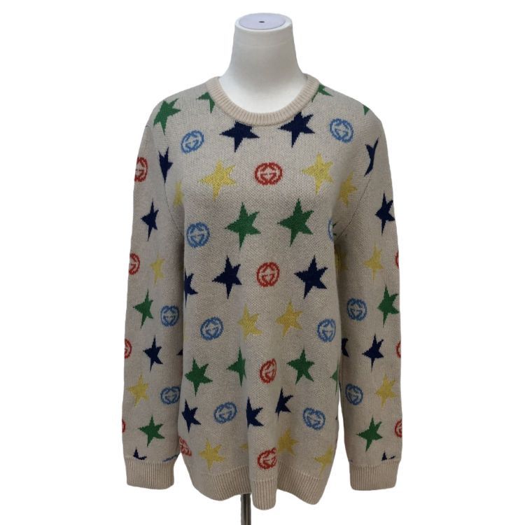 Gucci Gucci Star GG Logo Sweater Size S Size US S / EU 44-46 / 1 - 1 Thumbnail