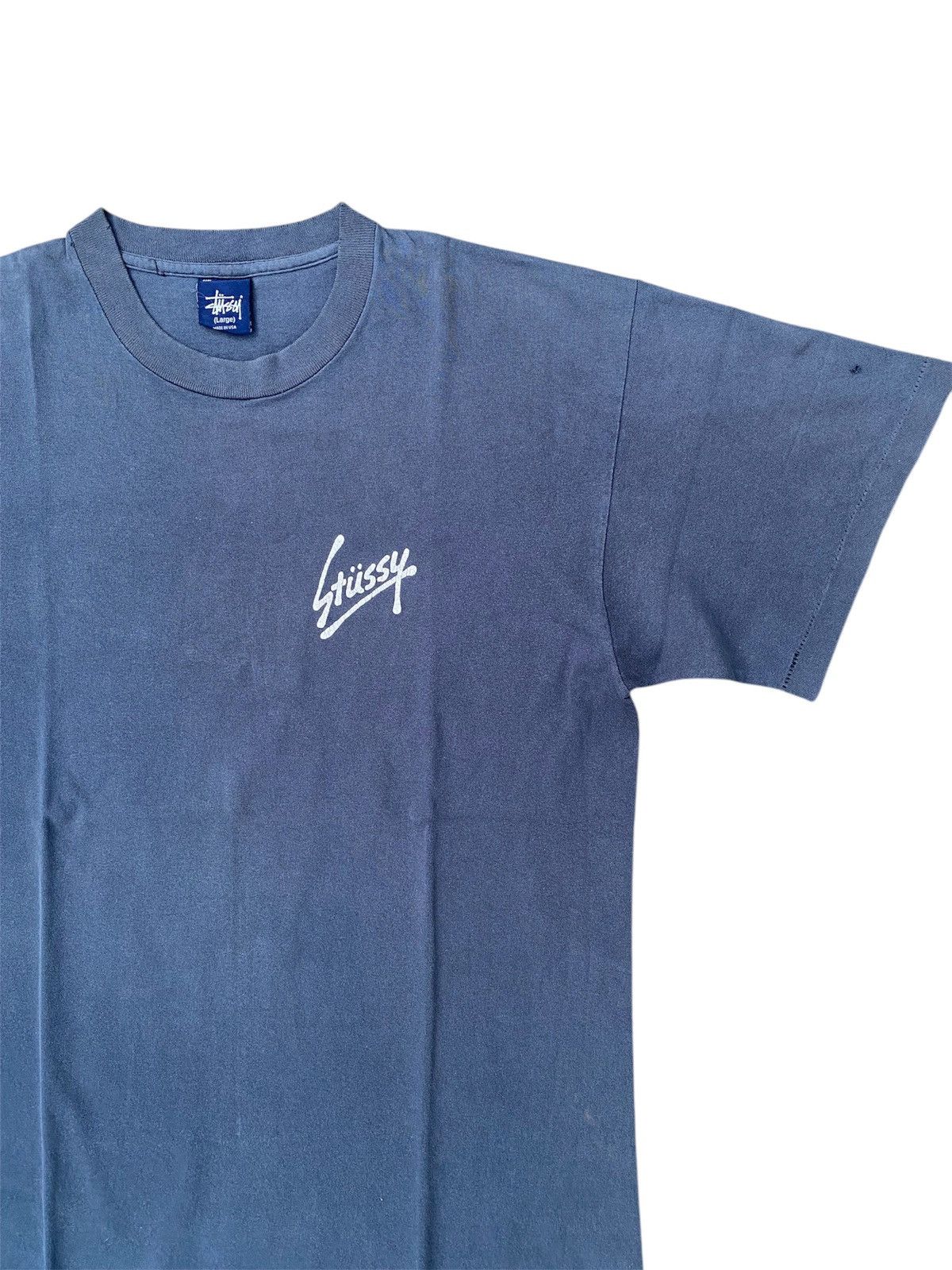 Stussy × Vintage 2000s Vintage Mega Stussy Tee Size US L / EU 52-54 / 3 - 5 Thumbnail