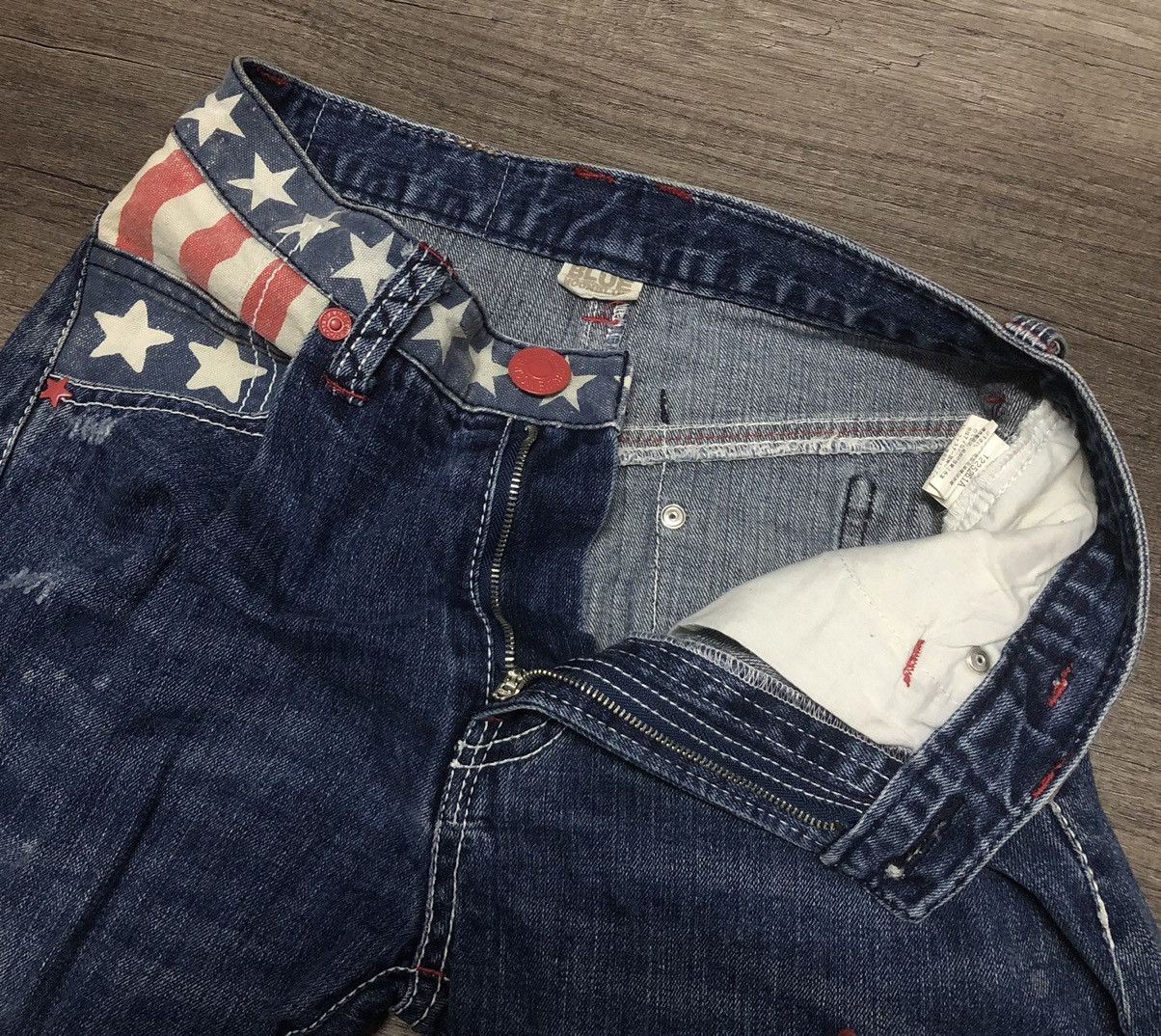 Japanese Brand BLUE MOON BLUE DENIM JEANS Size US 30 / EU 46 - 25 Thumbnail