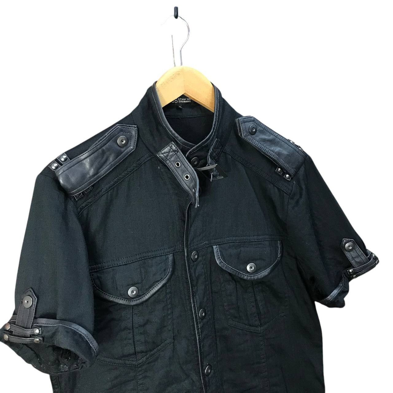 5351 POUR LES HOMMES 5351 Pour Les Hommes Pilot Bondage LGB Shirt Leather Trim Size US M / EU 48-50 / 2 - 6 Thumbnail
