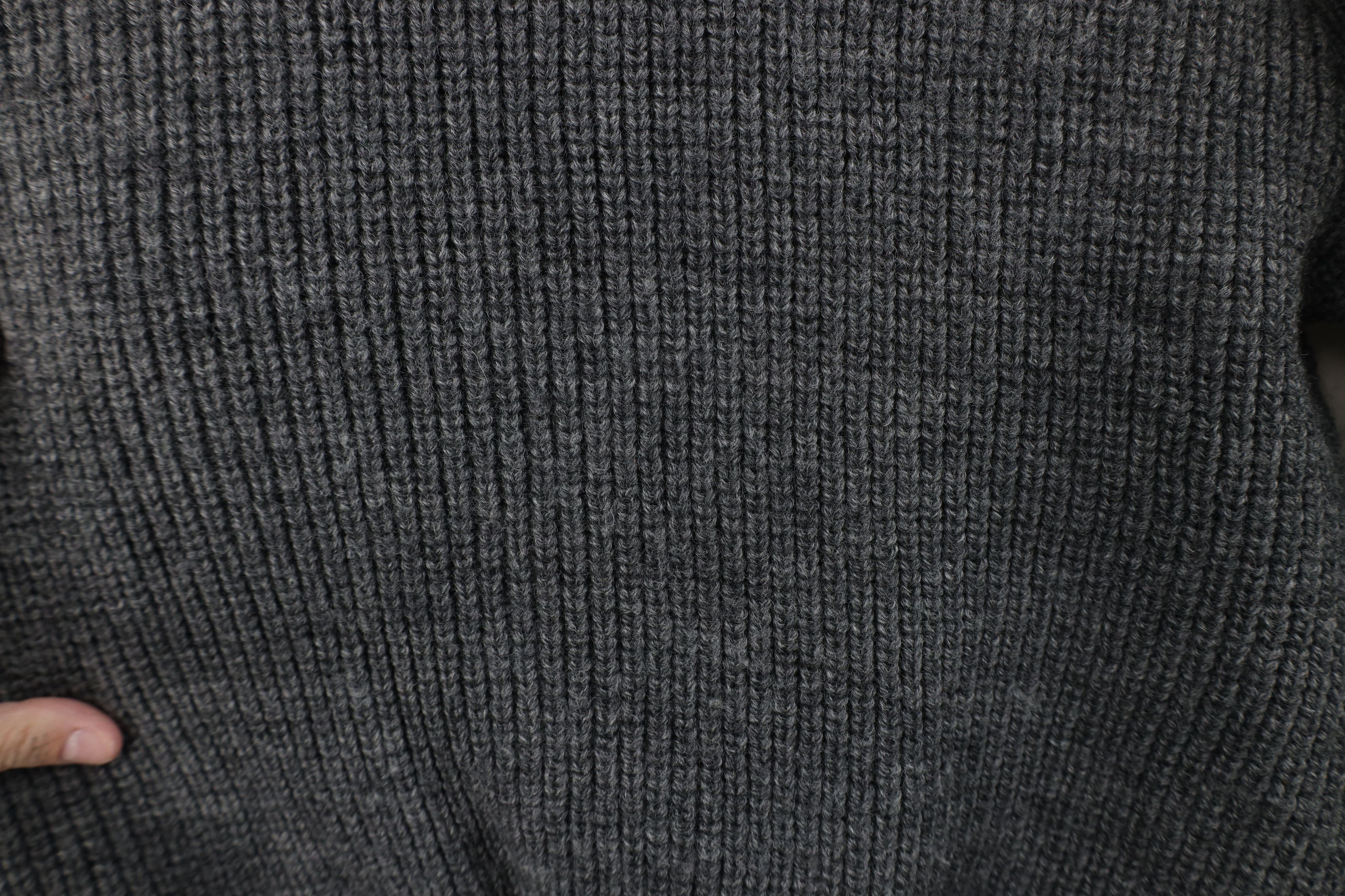 Vintage Vintage 90s Streetwear Ribbed Knit Crewneck Sweater USA Size US XL / EU 56 / 4 - 6 Thumbnail