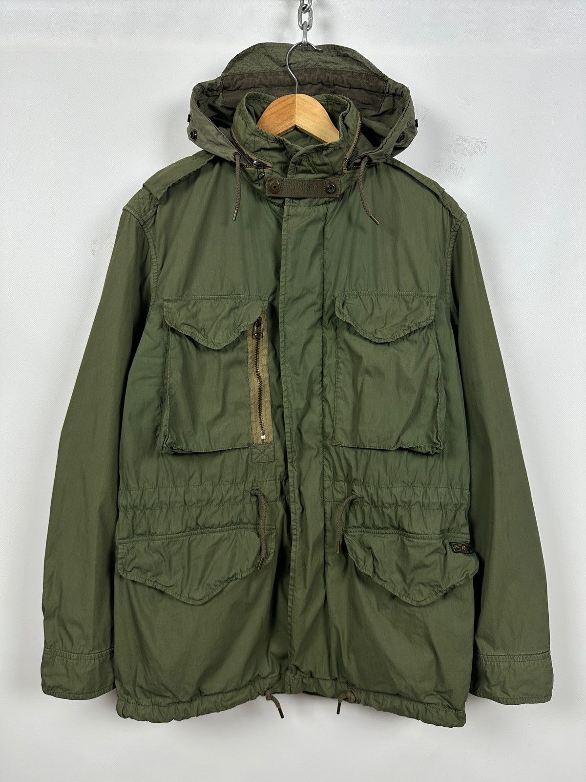 Polo Ralph Lauren Vintage Polo Ralph Lauren Field Khaki M-1943 Military Jacket Size US S / EU 44-46 / 1 - 1 Thumbnail