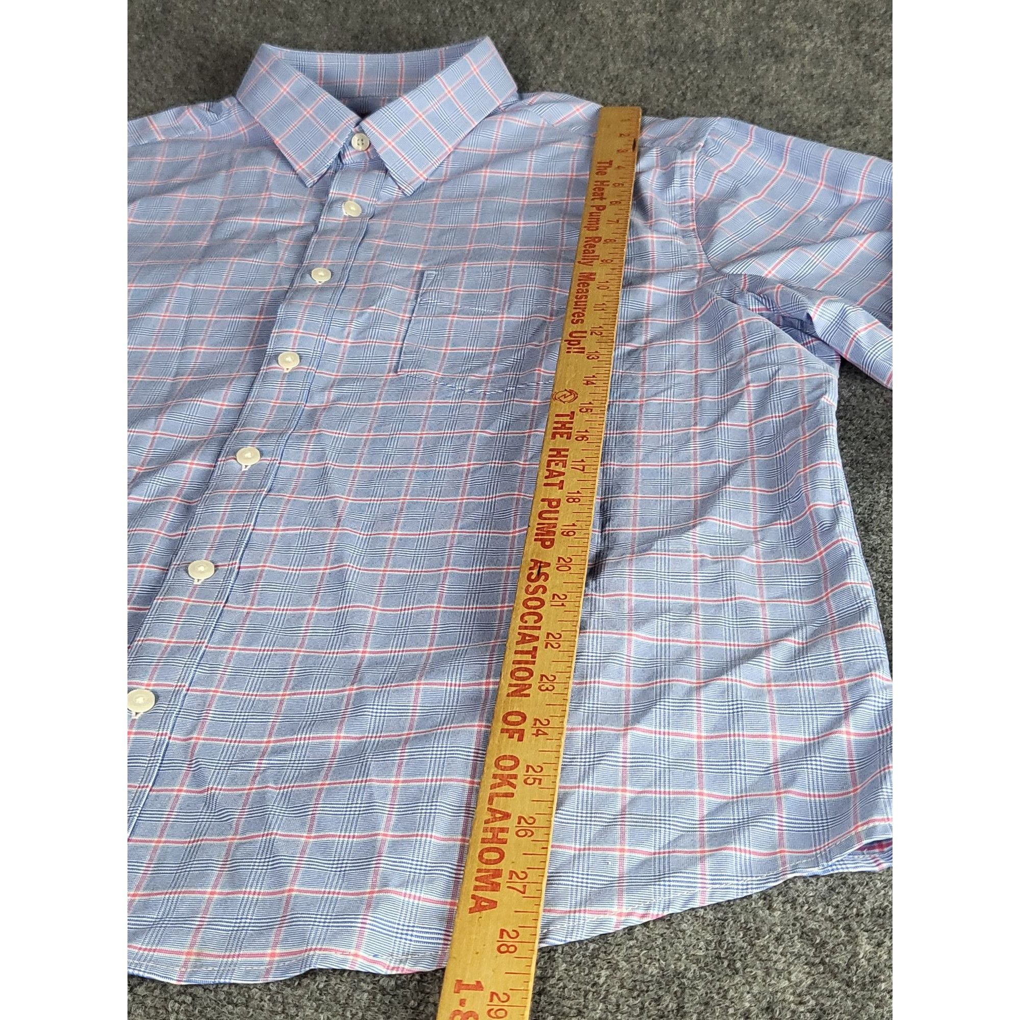 UNTUCKit Untuckit Aubon Button Up Shirt Men Sz XL Striped Flannel Cot Size XL / US 12-14 / IT 48-50 - 4 Thumbnail