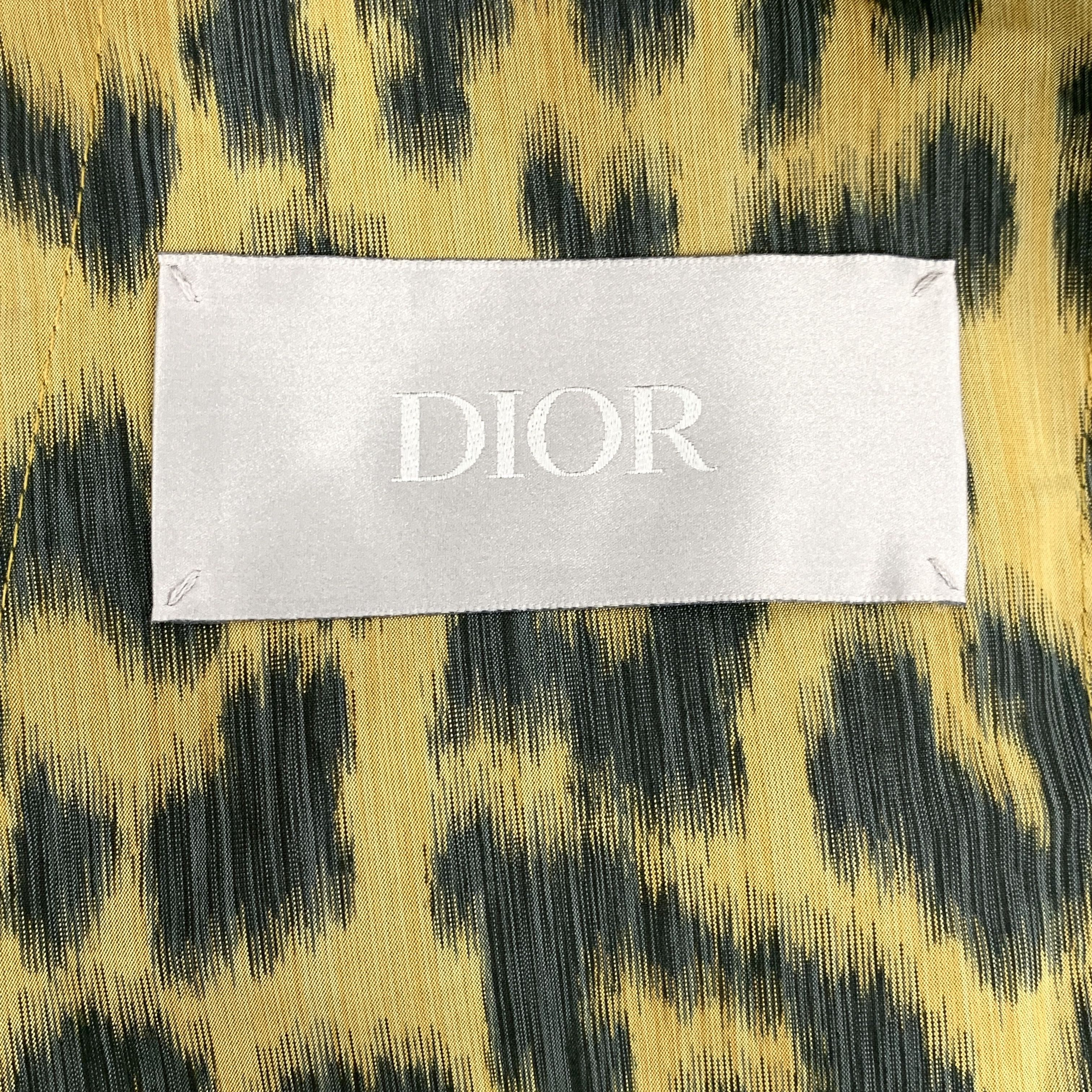Dior Dior Yellow Leopard Cape Jacket (Size 44) Size US S / EU 44-46 / 1 - 3 Thumbnail