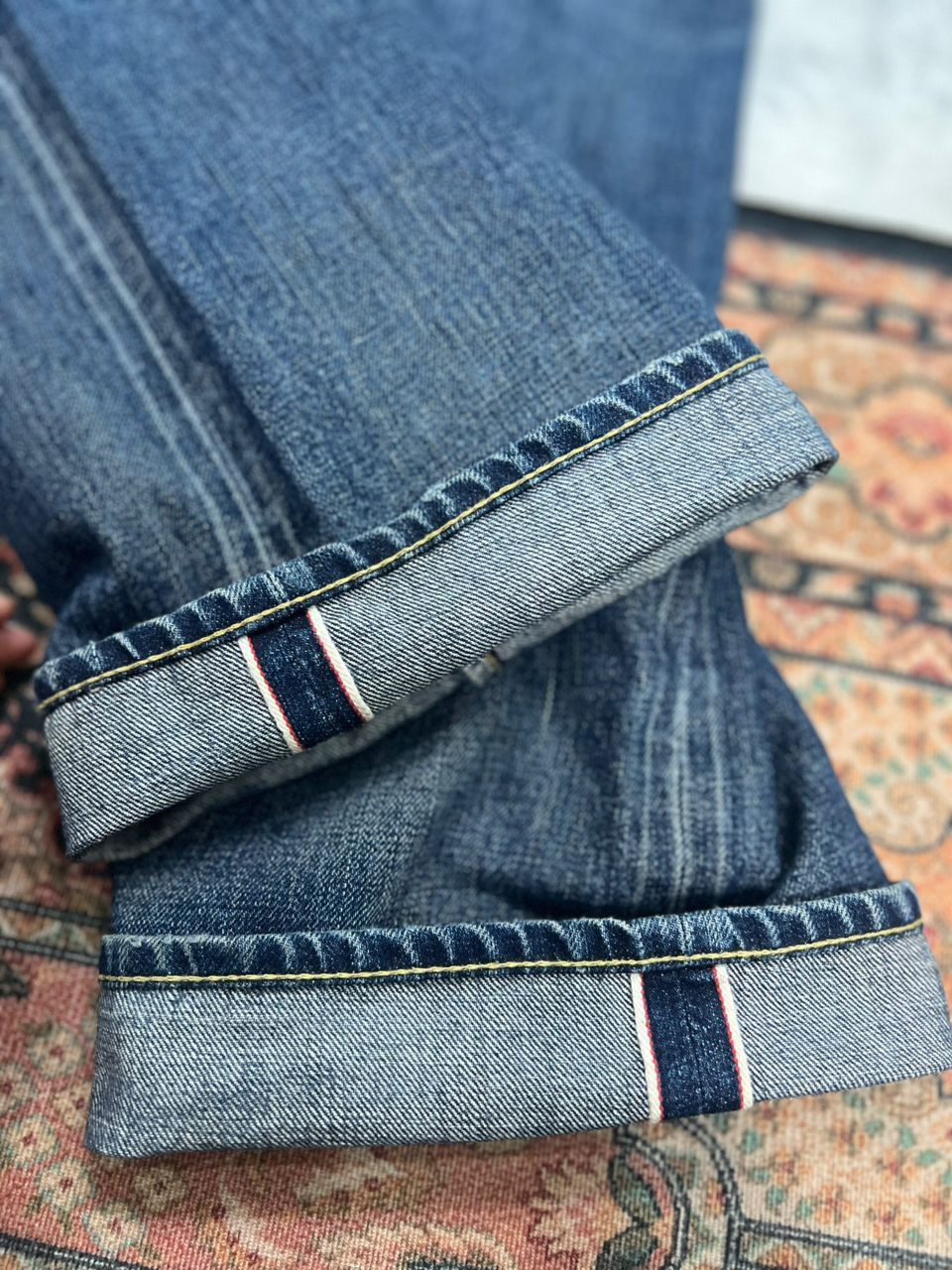 WHIZ LIMITED Vintage Whiz Limited Distressed Selvedge Denim Jeans Size US 34 / EU 50 - 9 Thumbnail