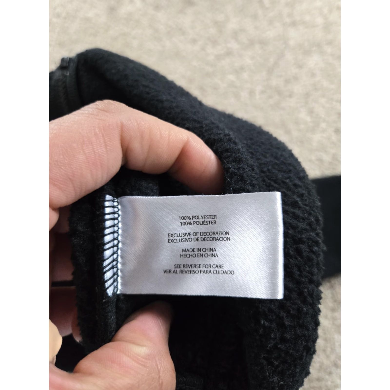 Orvis Orvis Fleece Jacket Mens S Black Full Zip Stand Collar Pockets Outdoor Bomber Jacket Polyester Zip Size US S / EU 44-46 / 1 - 6 Thumbnail