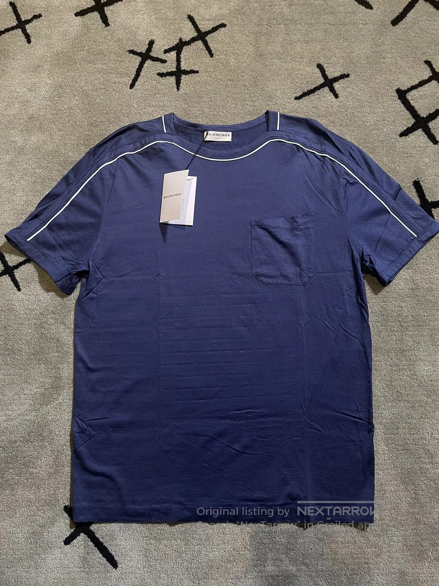 Balenciaga balenciaga short sleeve classic patterned t-shirt. Size US S / EU 44-46 / 1 - 1 Thumbnail