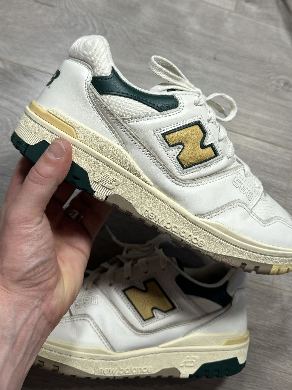 Aime Leon Dore × New Balance New Balance 550 x Aime Leon Dore Natural Green Size US 9.5 / EU 42-43 - 5 Thumbnail