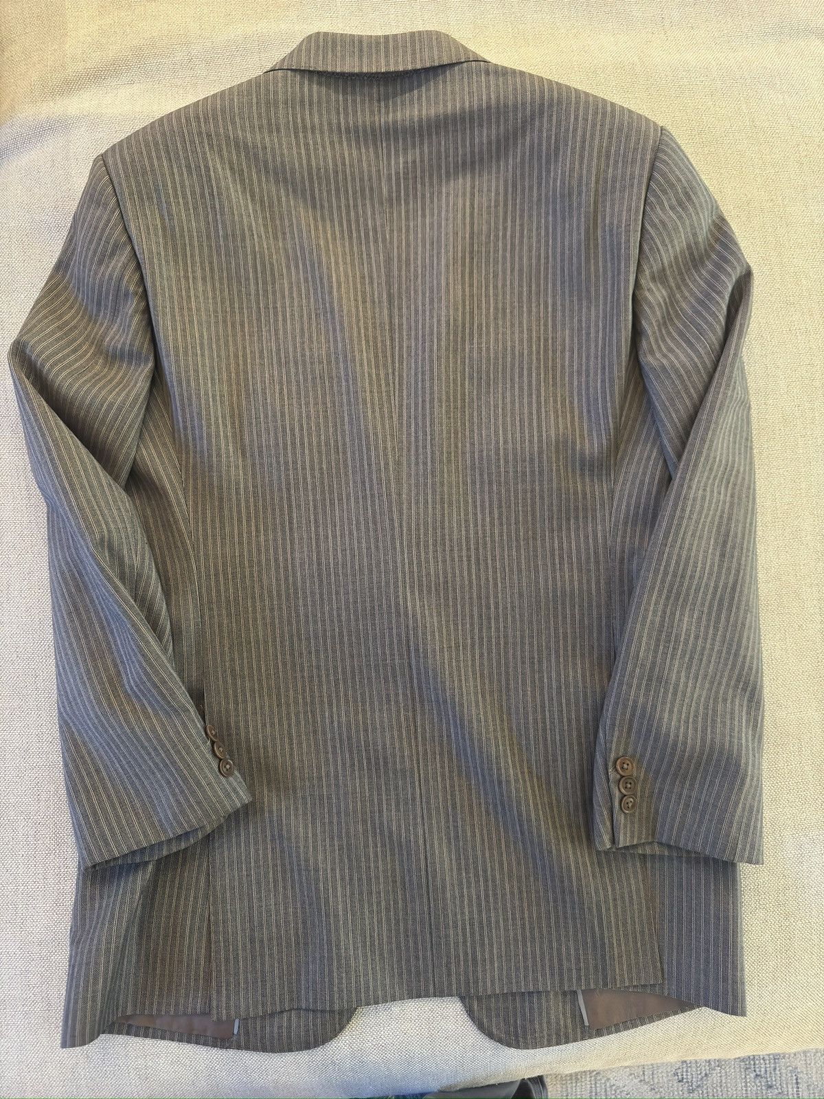 Armani Collezioni ARMANI COLLEZIONI Made in Italy Peak Lapel Suit Jacket 40R Size 40R - 7 Thumbnail