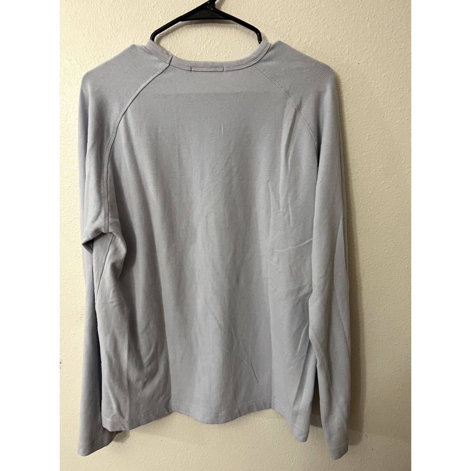 Banana Republic BANANA REPUBLIC Men's Sweater V Neck Size Large Blue Cotton Mens Size US L / EU 52-54 / 3 - 2 Thumbnail