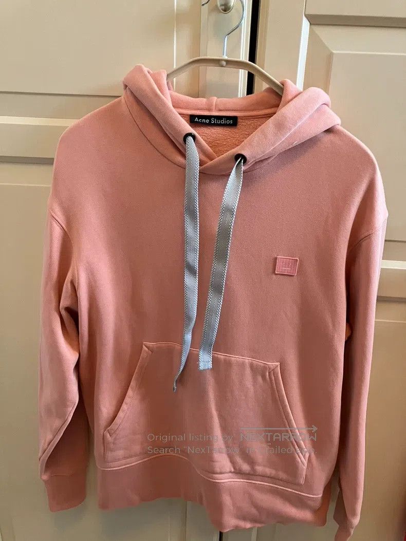 Acne Studios Acne Studios Pink hooded sweatshirt Size XXS / US 00 / IT 34 - 2 Thumbnail