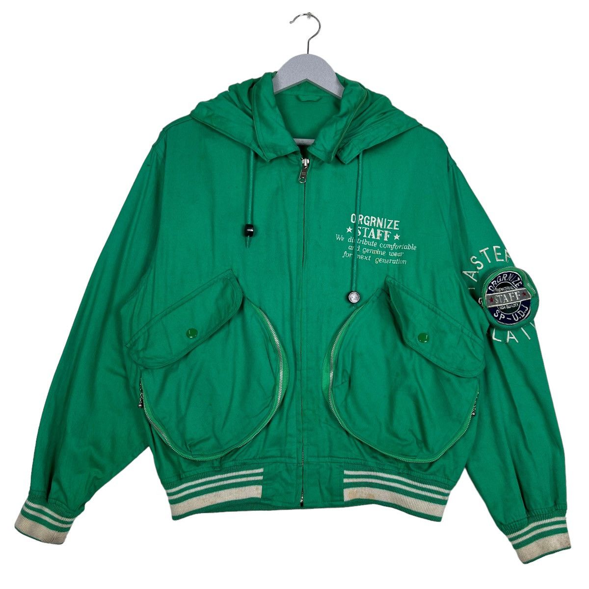 Japanese Brand 🔥 VINTAGE MDS OFFROAD HOODIES BOMBER JACKET Size US M / EU 48-50 / 2 - 1 Thumbnail