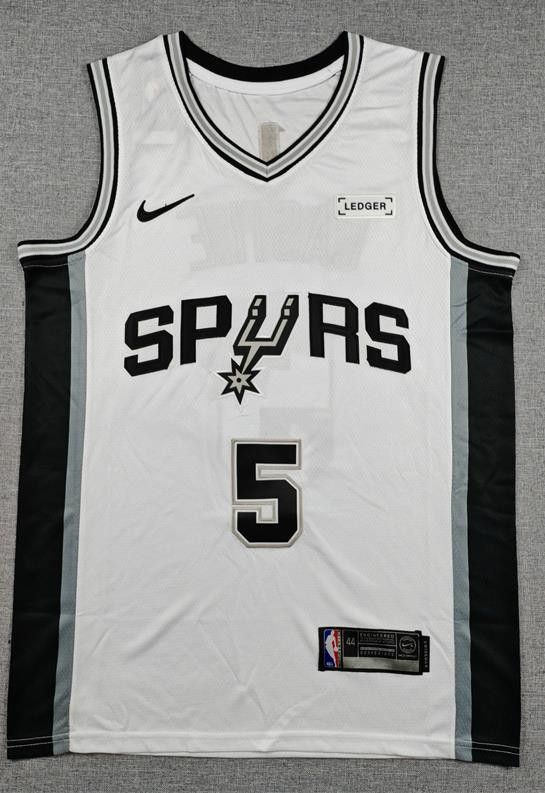 NBA San Antonio Spurs #5 Stephon Castle Jersey Size US XL / EU 56 / 4 - 1 Thumbnail