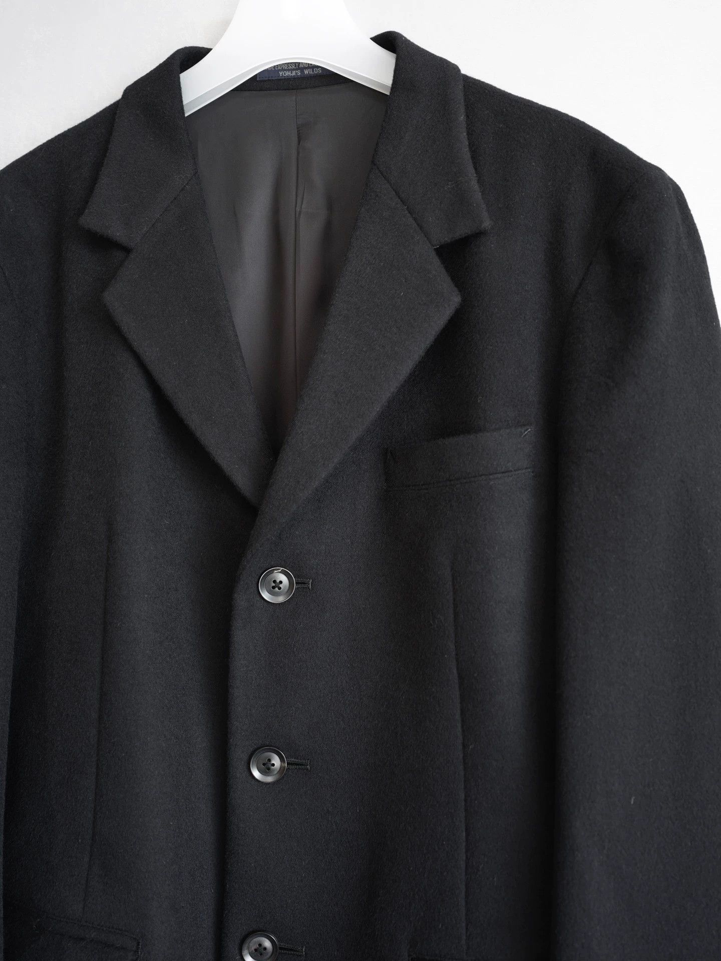 Yohji Yamamoto Yohji Yamamoto 23AW Regulation Dr.jkt Cashmere Coat Size US M / EU 48-50 / 2 - 5 Thumbnail