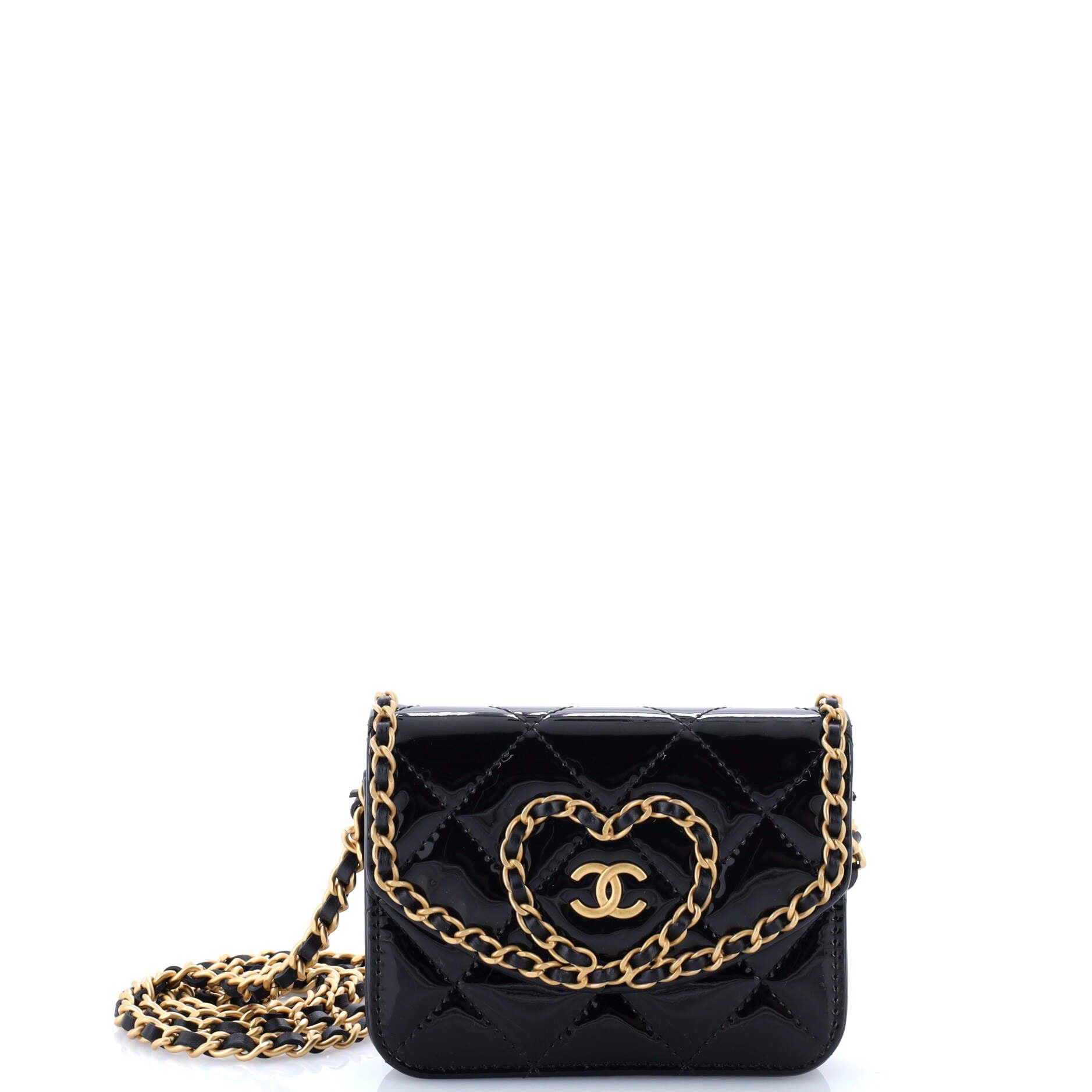 Chanel Heart Chain Flap Bag Size ONE SIZE - 1 Thumbnail