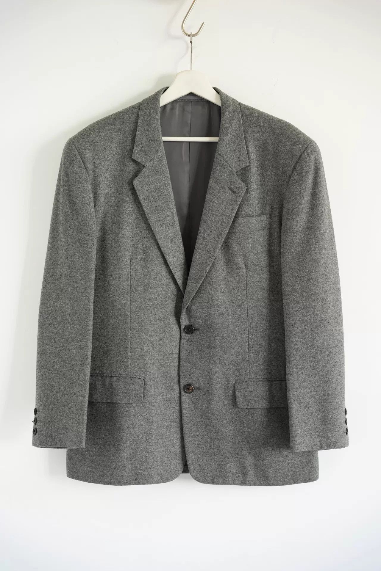 Yohji Yamamoto Gray Tailored Blazer Size M Size US M / EU 48-50 / 2 - 1 Thumbnail