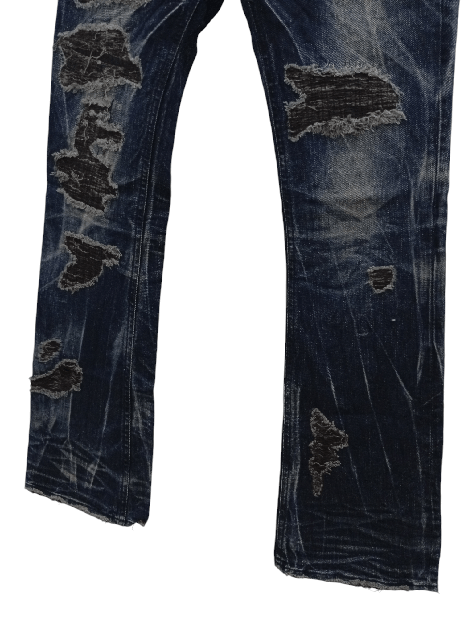 Japanese Brand × Vintage 🔥🔥Midas Patchwork Distressed Jeans Denim Size US 30 / EU 46 - 6 Thumbnail