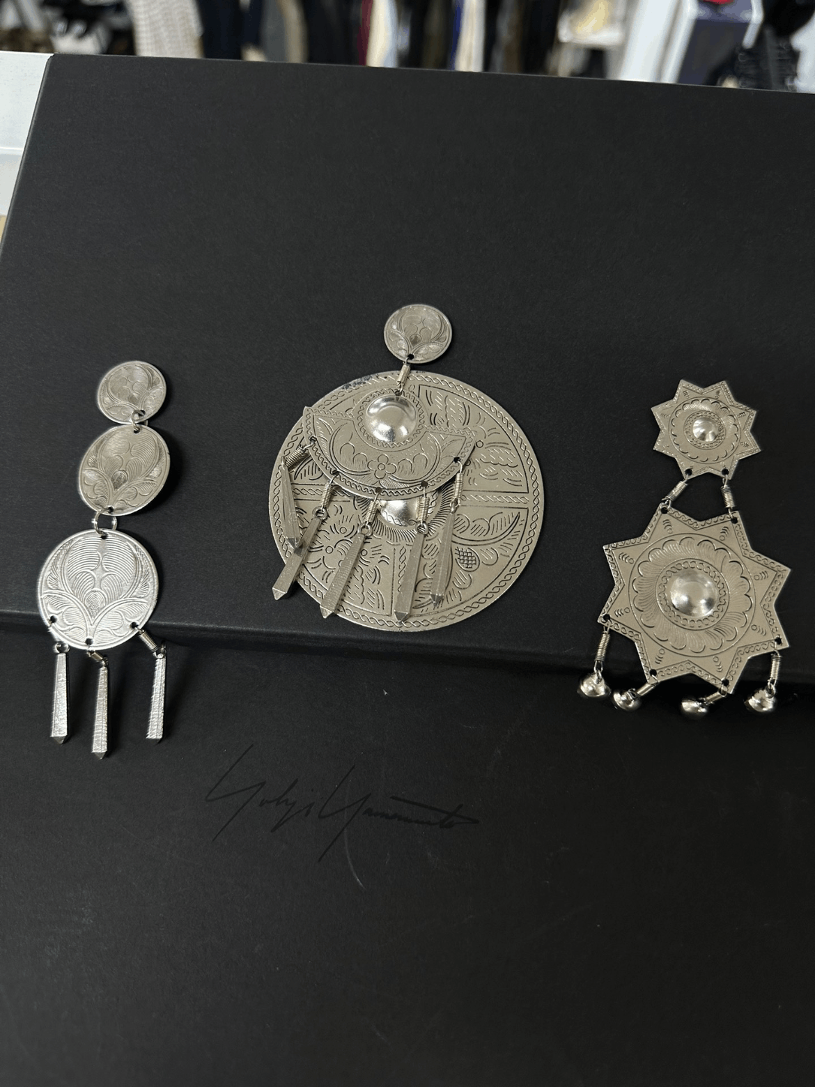 yohji yamamoto pour homme なか 18ss 仏陀バッジ バッヂ 