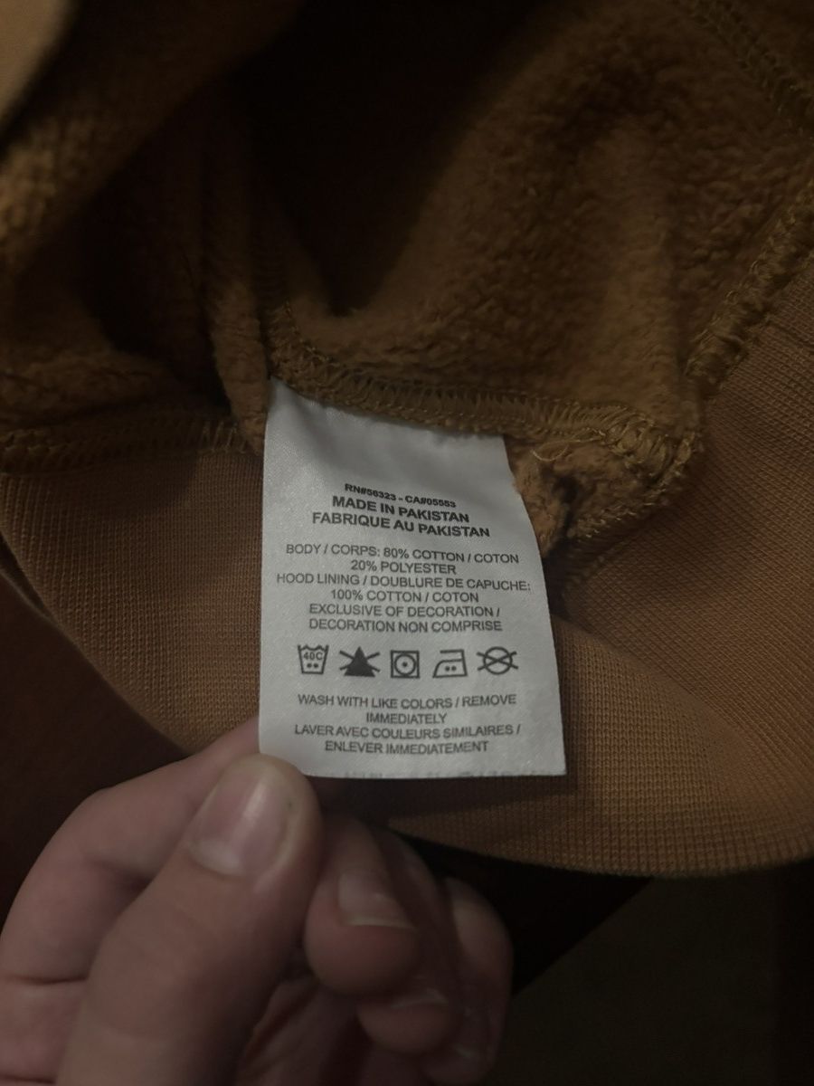 Nike brown Nike hoodie white logo Size US S / EU 44-46 / 1 - 4 Thumbnail