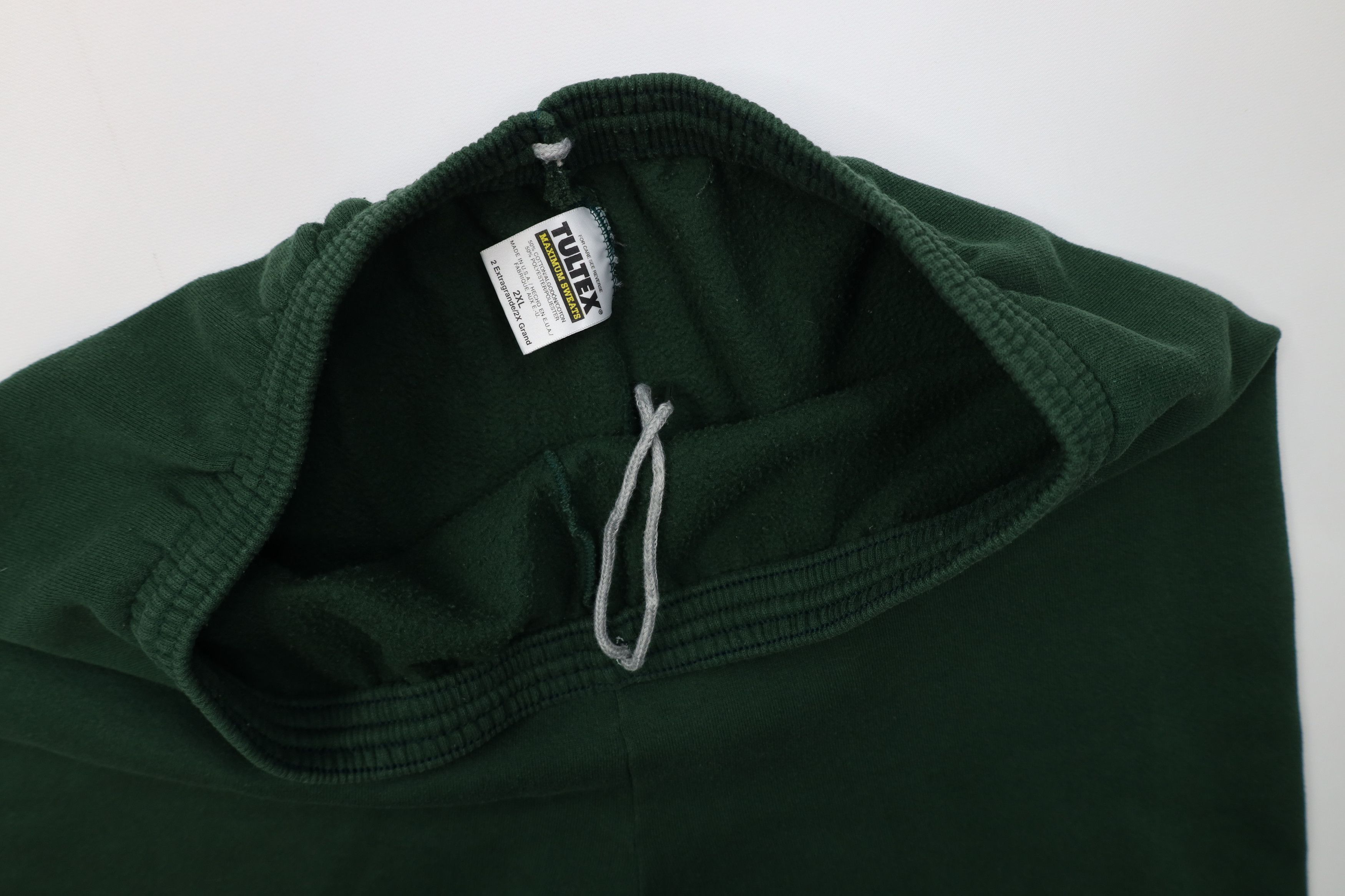 Vintage Vintage 90s Streetwear Heavy Sweatpants Joggers Green USA Size US 40 / EU 56 - 6 Thumbnail