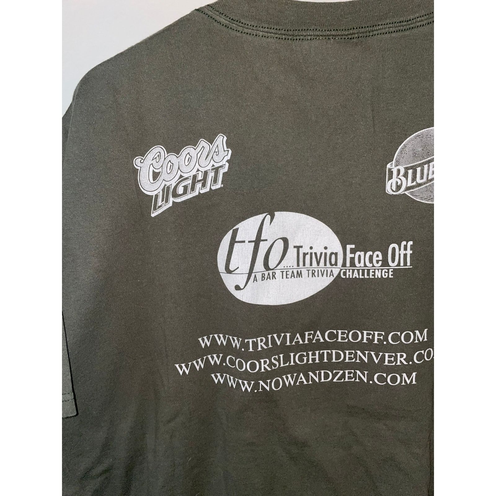 Delta Vintage Trivia Shirt Not All Here Coors Light Denver Tee XL Size US XL / EU 56 / 4 - 6 Thumbnail