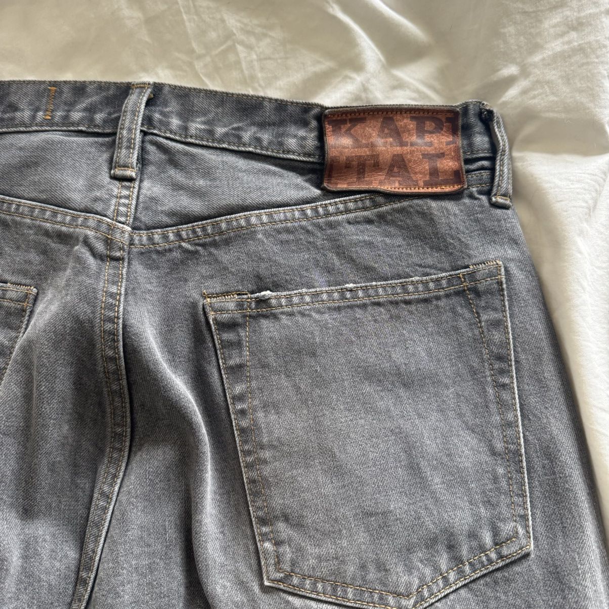 Kapital Kapital Monkey Cisco Straight-Leg Distressed Jeans Size US 34 / EU 50 - 6 Thumbnail
