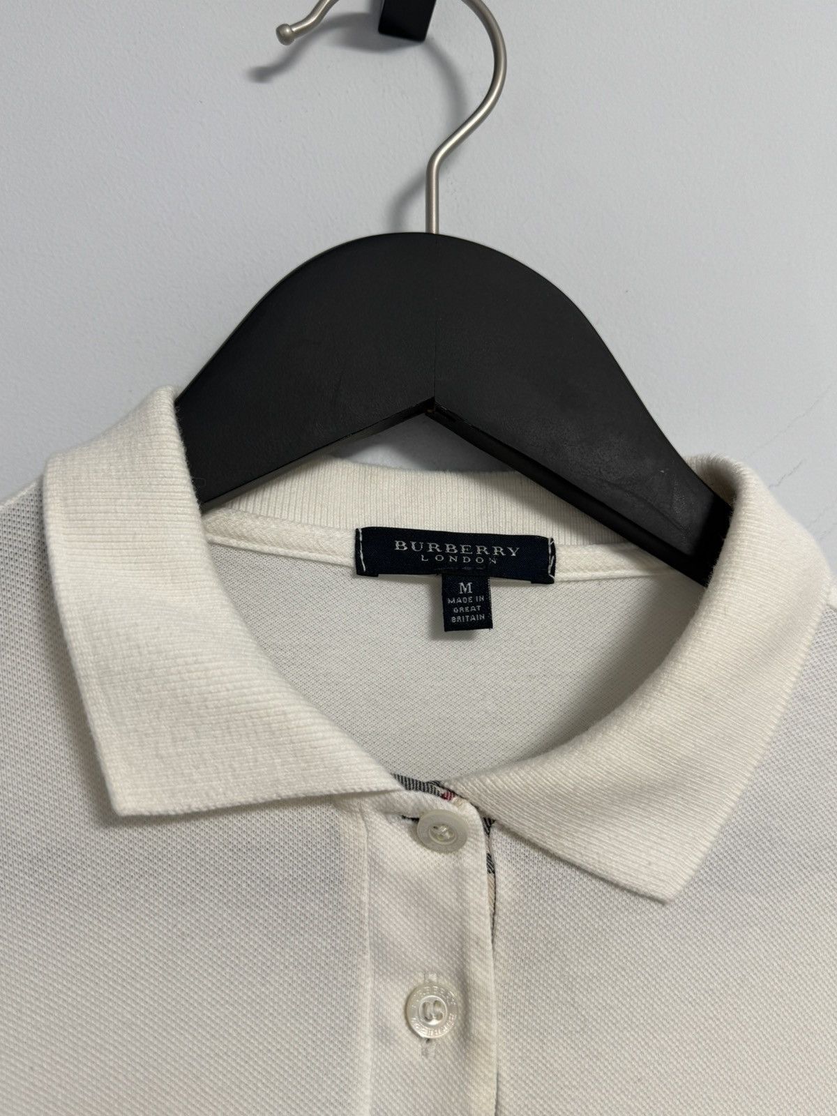 Burberry Burberry Women’s Ivory Polo Shirt Dress – Short Sleeve Size M / US 6-8 / IT 42-44 - 6 Thumbnail