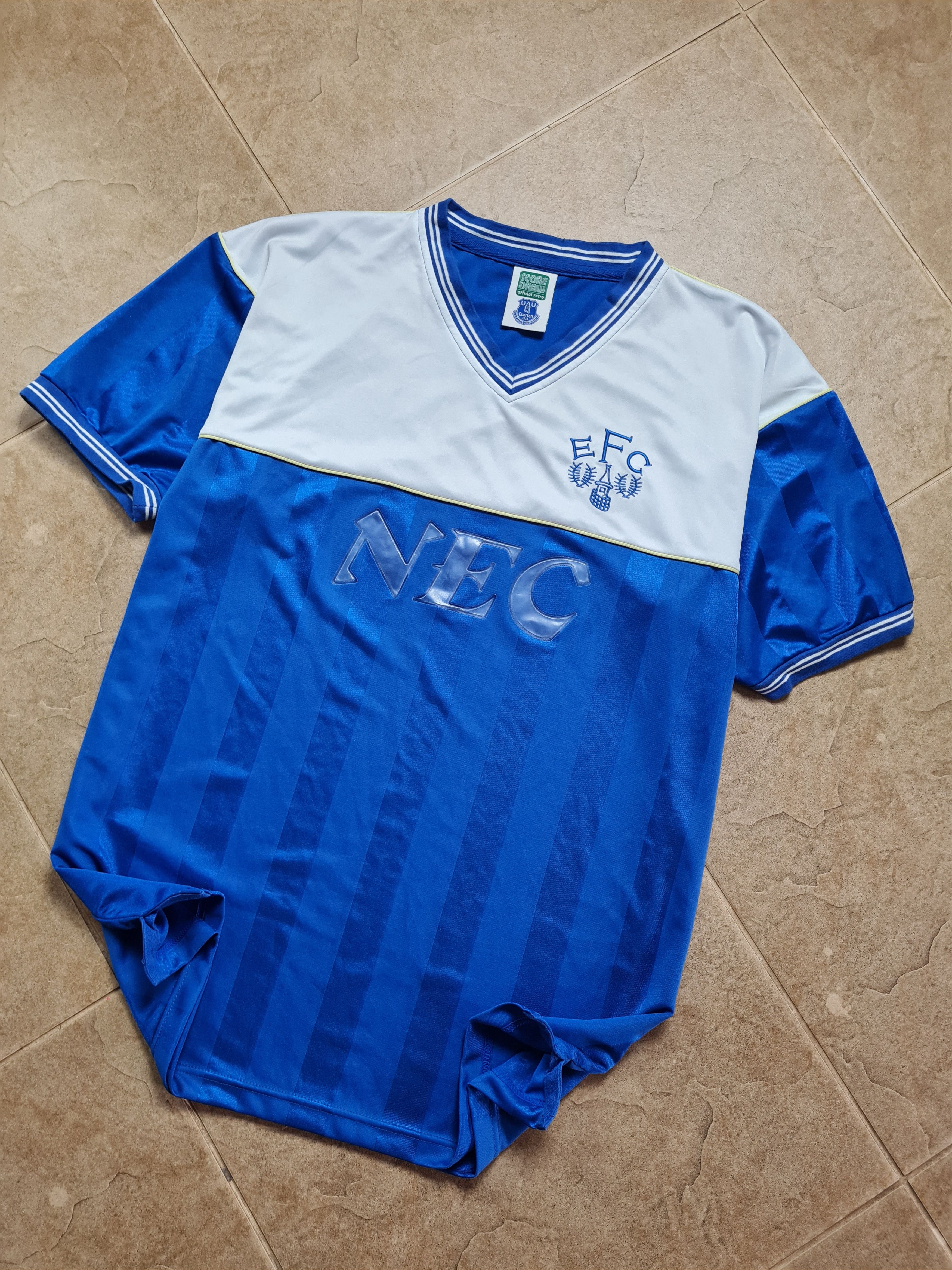 Other SOCCER SHIRT RETRO REPLICA FC EVERTON 1985/1986 JERSEY Size US XL / EU 56 / 4 - 6 Thumbnail