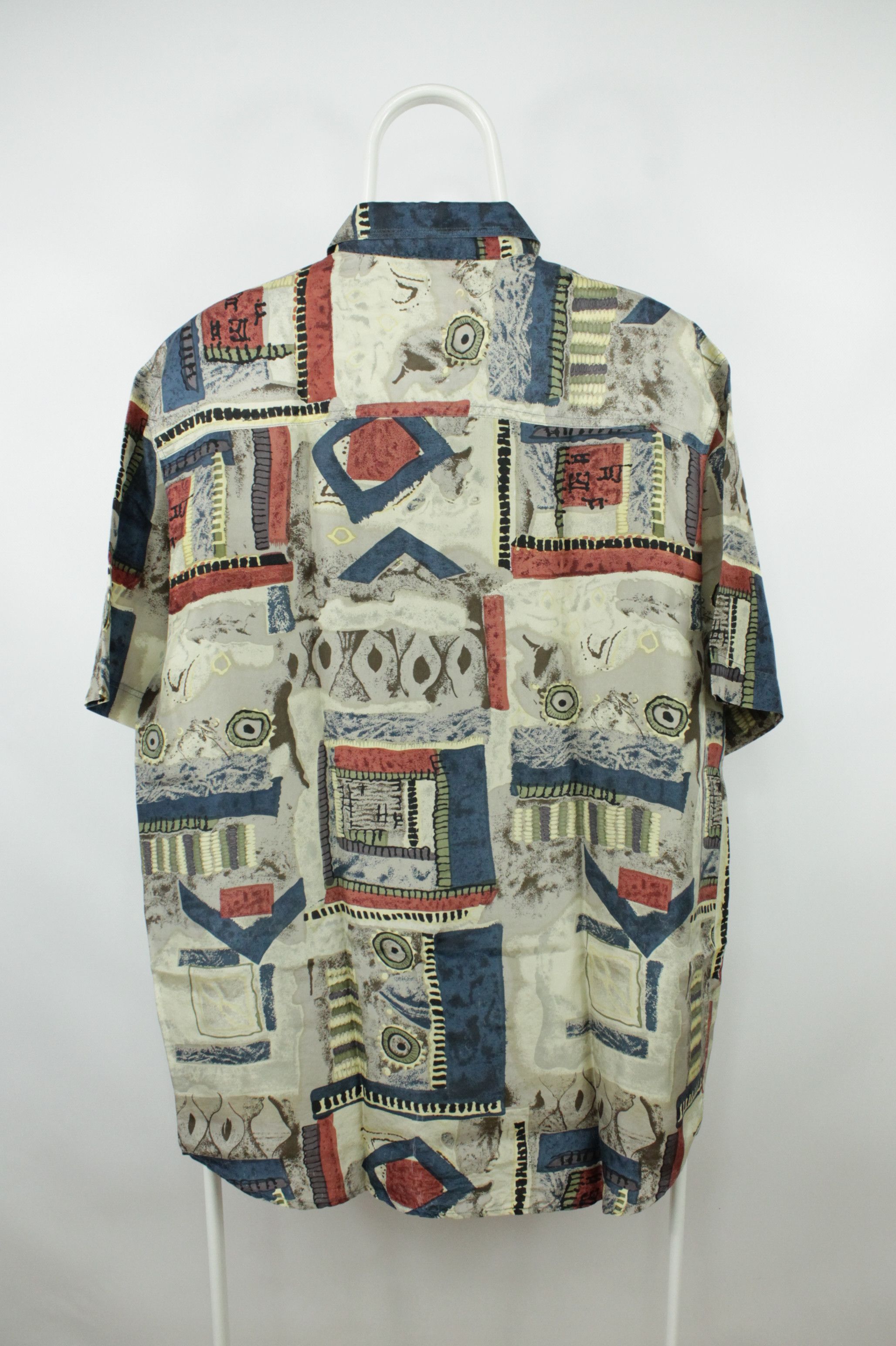 Vintage Vintage Lucky Silk Shirt like Christian Dior Size US L / EU 52-54 / 3 - 5 Thumbnail