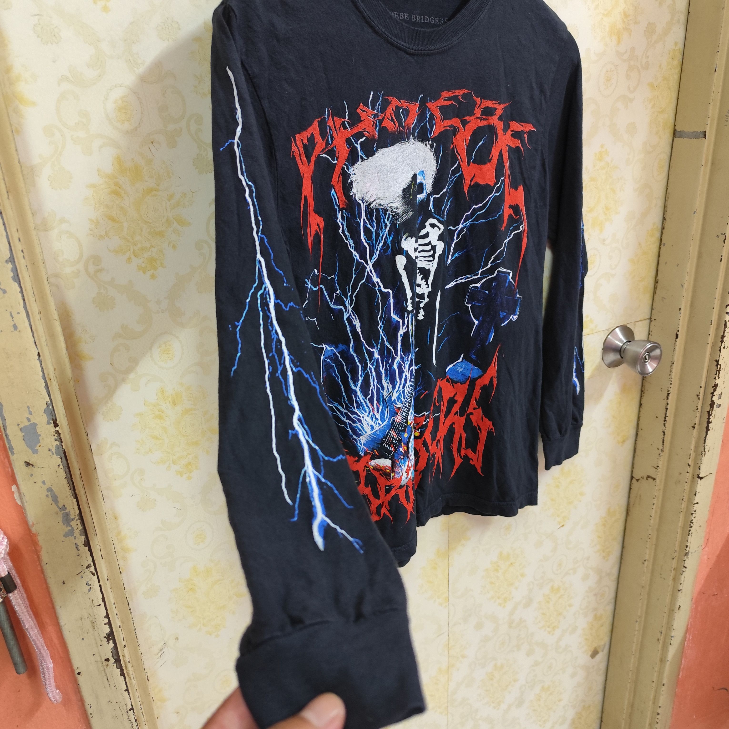 Band Tees × Vintage 🇺🇸PHOEBE BRIDGERS LONG SLEEVE SHIRT MADE IN USA Size US S / EU 44-46 / 1 - 6 Thumbnail