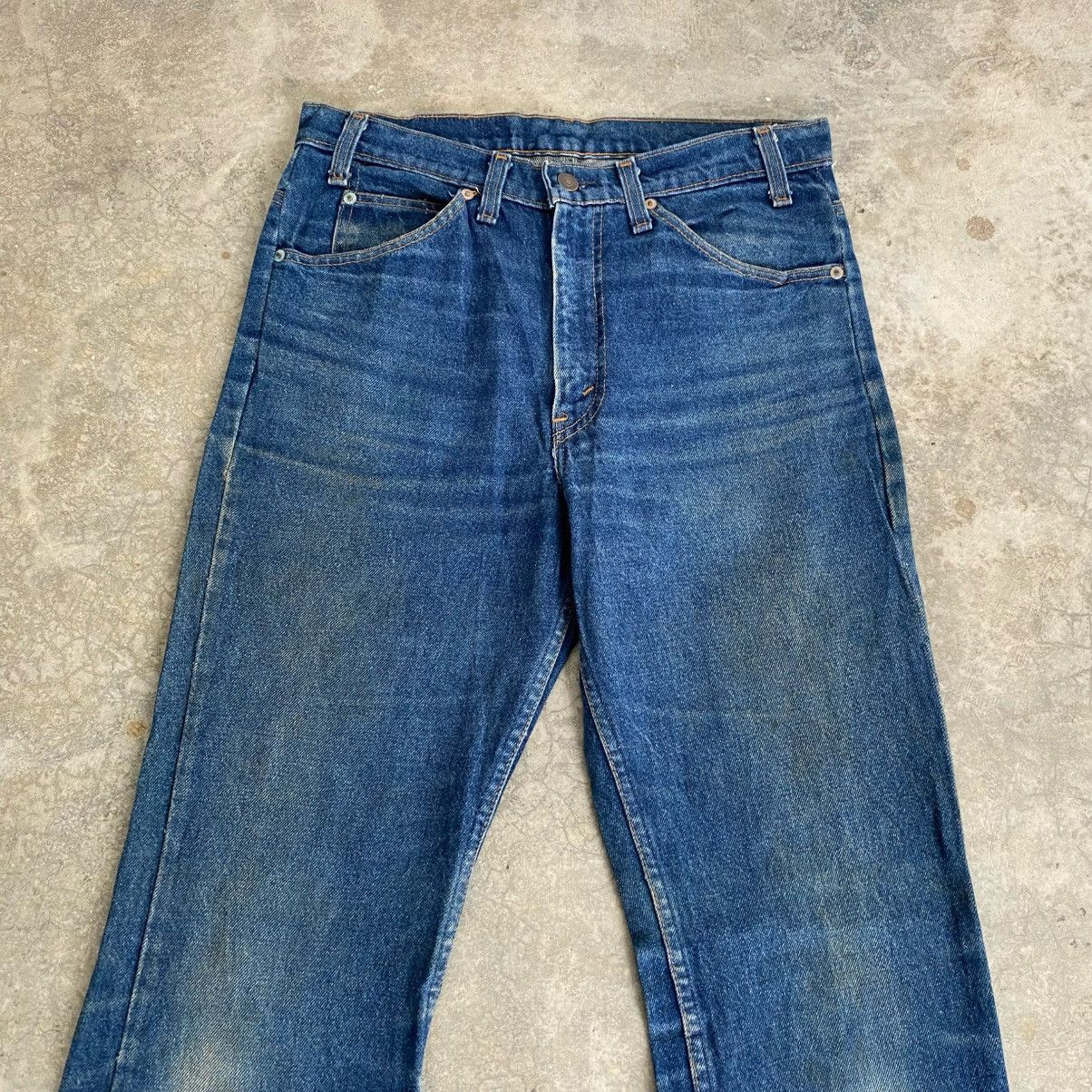 Levi's Vintage 90’s Levis 517 Orange Tab Faded Blue Flared Jeans Size US 32 / EU 48 - 2 Thumbnail