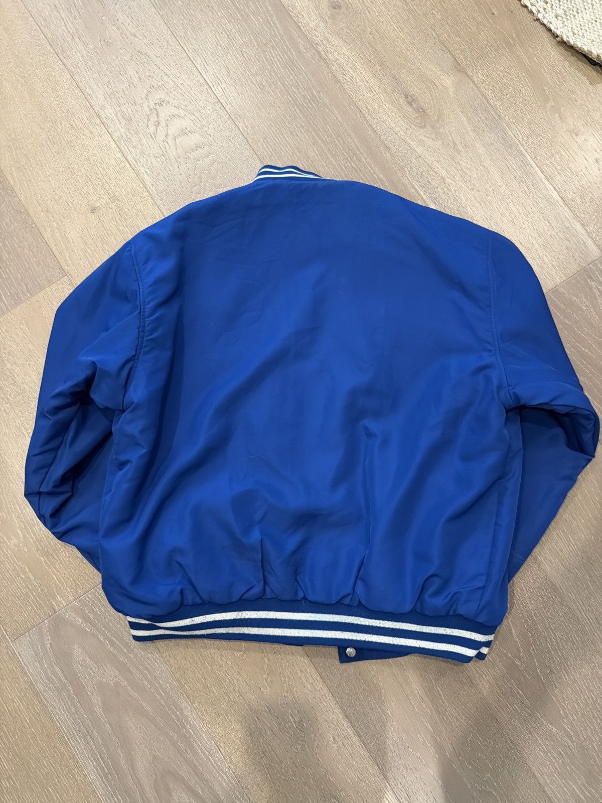 Jeff Hamilton Vintage JH Los Angeles Dodgers Reversible Letterman Jacket Size US L / EU 52-54 / 3 - 8 Thumbnail