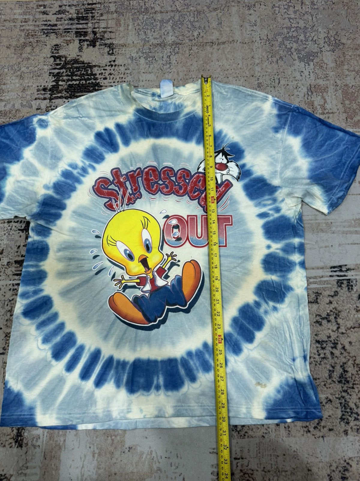 Vintage vintage 1998 TWEETY vs slyvester looney tune tee Size US XL / EU 56 / 4 - 8 Thumbnail