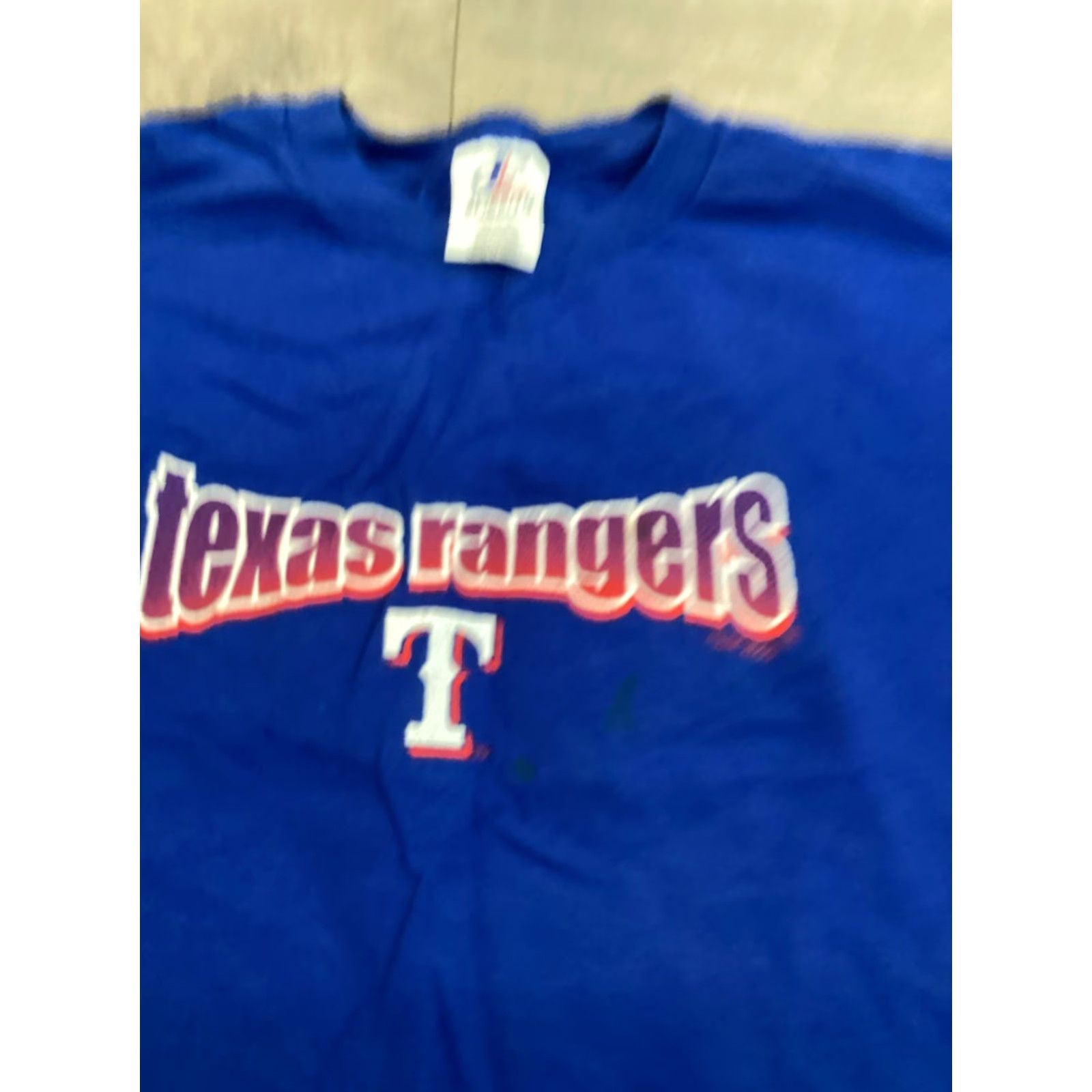 Logo Athletic VINTAGE Logo Athletic Texas Rangers Shirt XL Adult Short Sleeve Blue 90s 2001 Logo Tee T-Shirt Regular Fit Men Size US XL / EU 56 / 4 - 2 Thumbnail