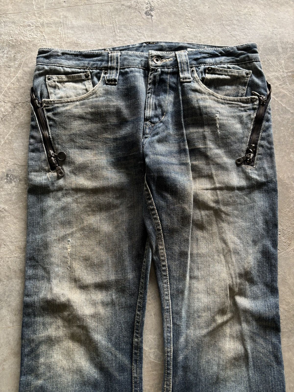 If Six Was Nine Flare Semantic design rusty japanese jeans punk grunge style Size US 34 / EU 50 - 10 Thumbnail