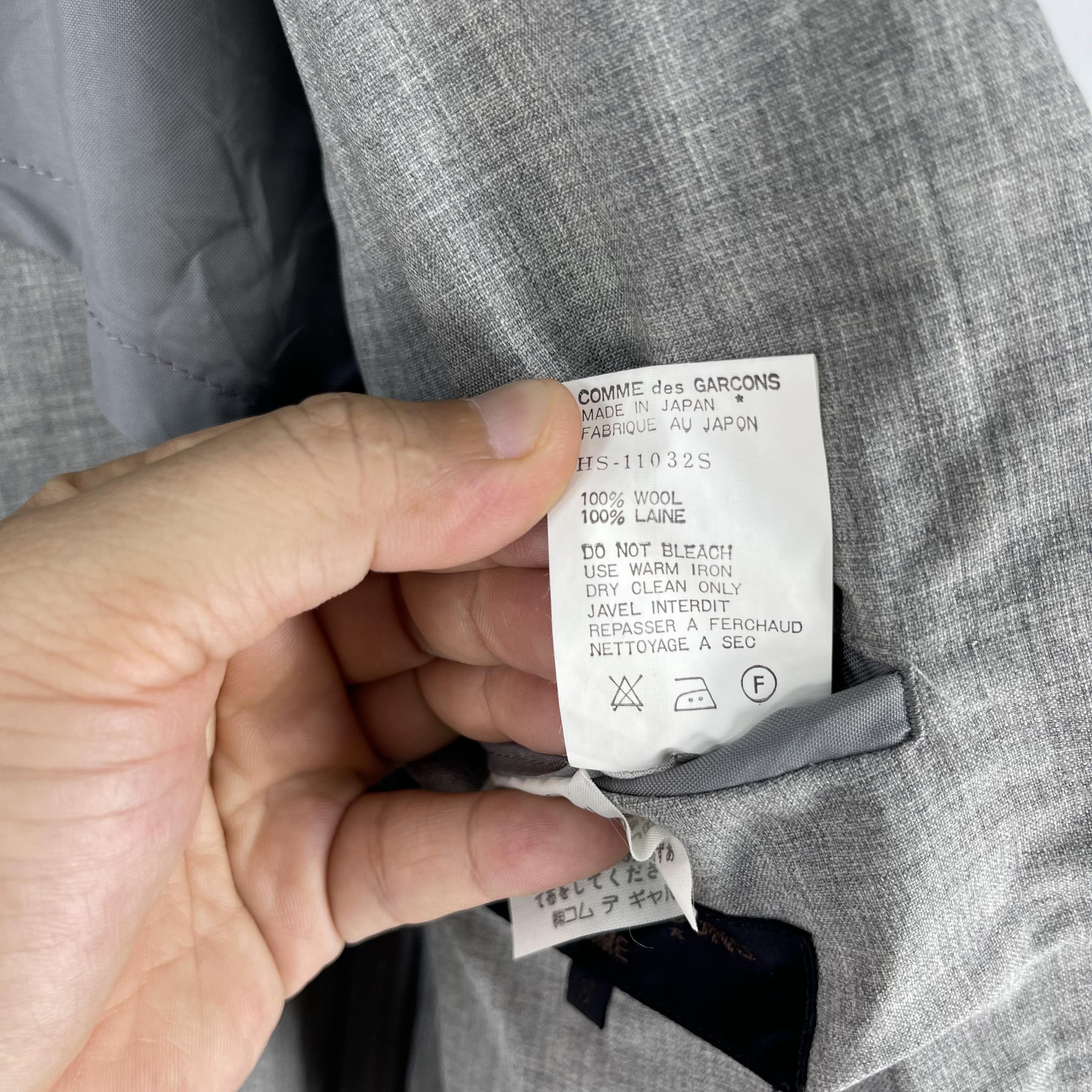 Comme des Garcons Homme Vintage AD1988 COMME DES GARCONS Wool Blazer Jacket Size US S / EU 44-46 / 1 - 8 Thumbnail