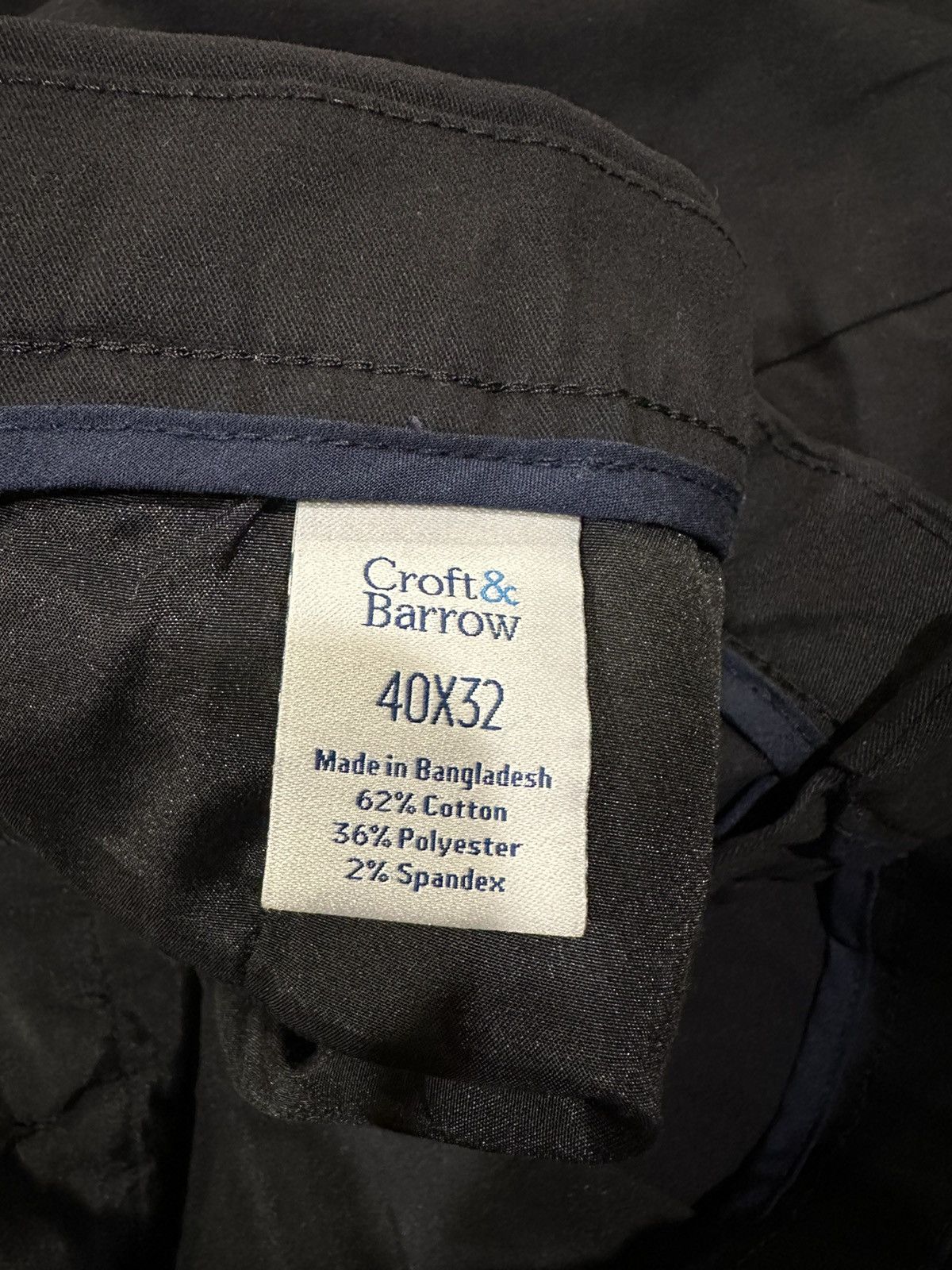 Croft & Barrow × Vintage Croft & Barrow Black Dress Pants Size US 40 / EU 56 - 9 Thumbnail