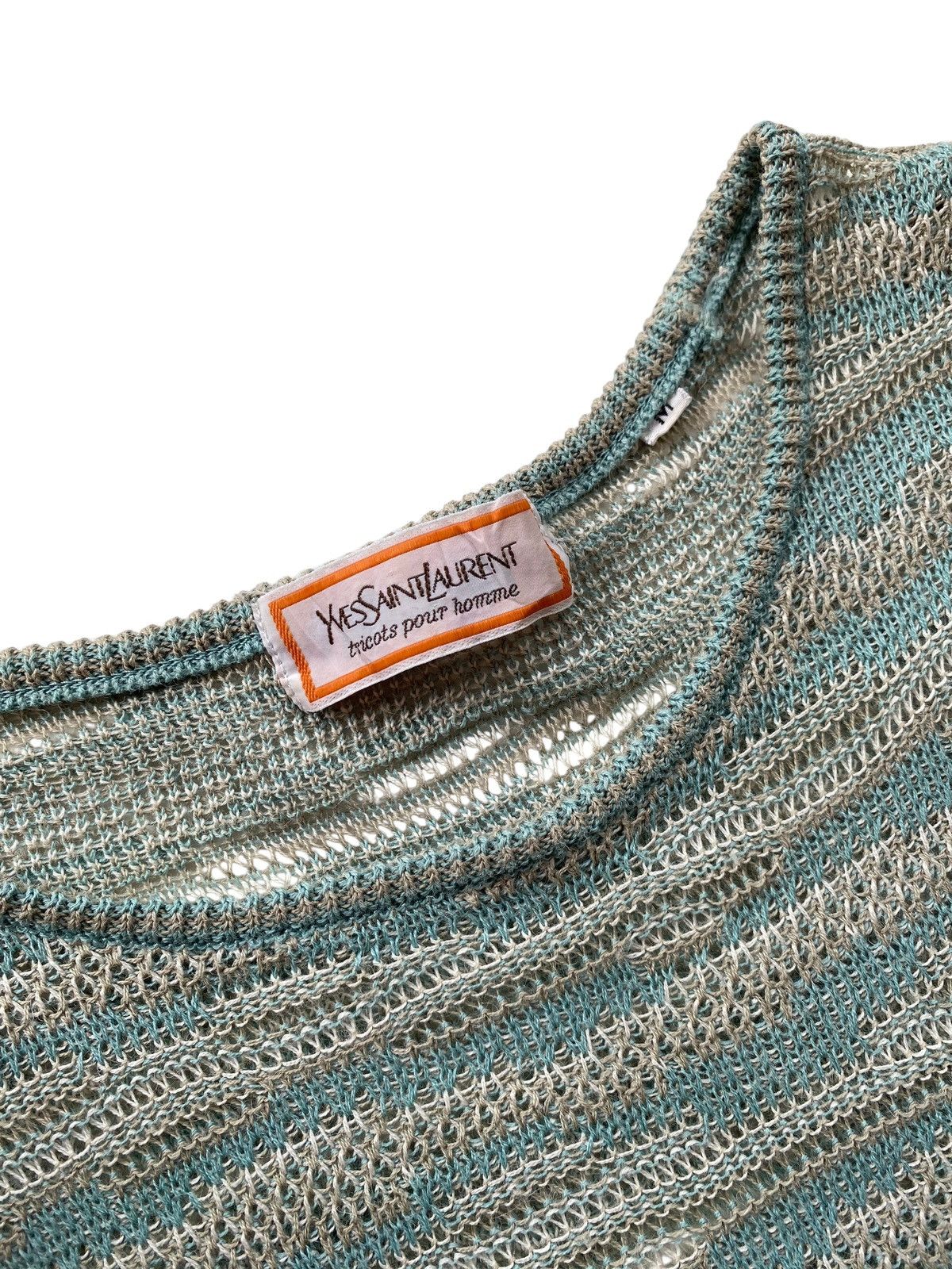 Vintage × Yves Saint Laurent Vtg Yves Saint Laurent Knitwear Size US M / EU 48-50 / 2 - 7 Thumbnail