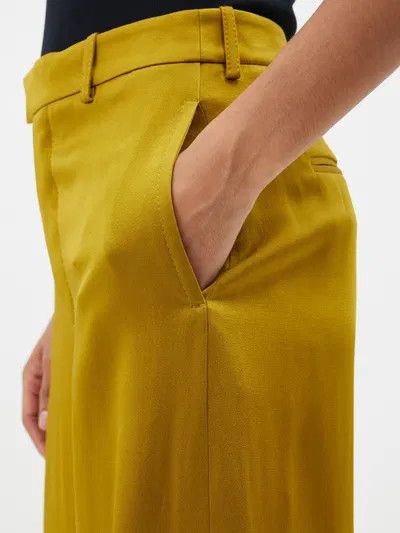 Saint Laurent Paris o1y0126 Casual Pant in Mustard Size 27" / US 4 / IT 40 - 3 Thumbnail
