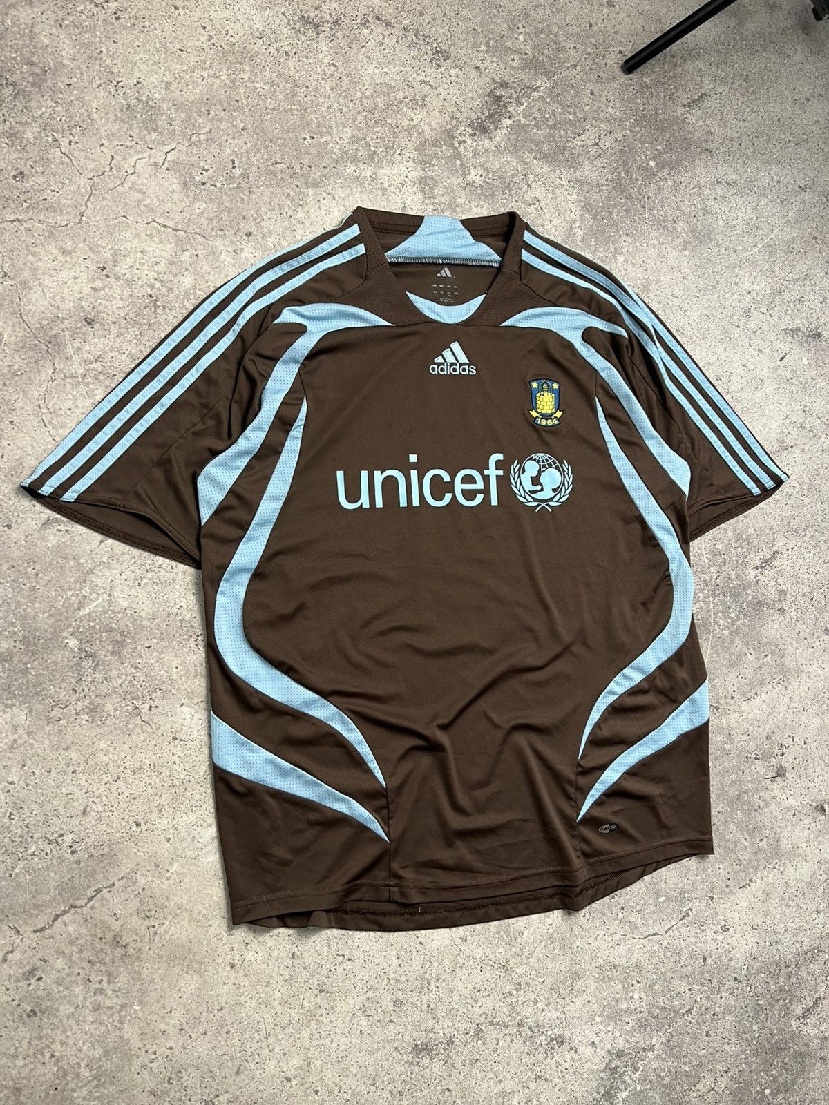Adidas × Vintage Rare Vintage Adidas Denmark #3 Brondby Jersey Size Large Size US L / EU 52-54 / 3 - 2 Thumbnail