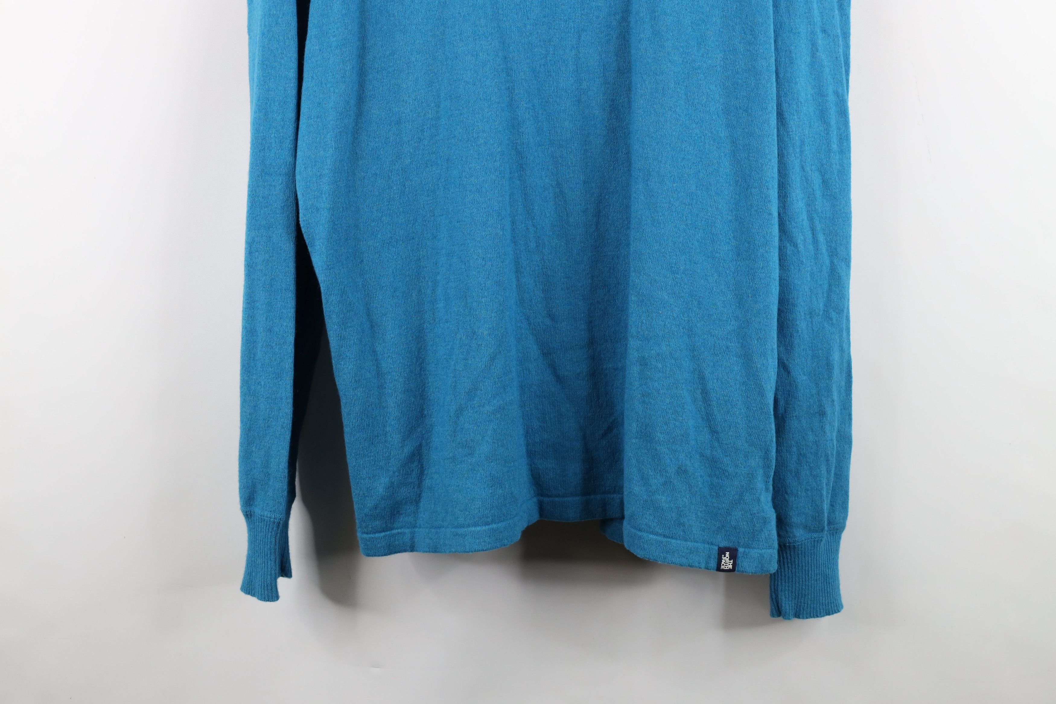 The North Face Vintage The North Face Wool Blend Knit Half Zip Sweater Size US L / EU 52-54 / 3 - 3 Thumbnail