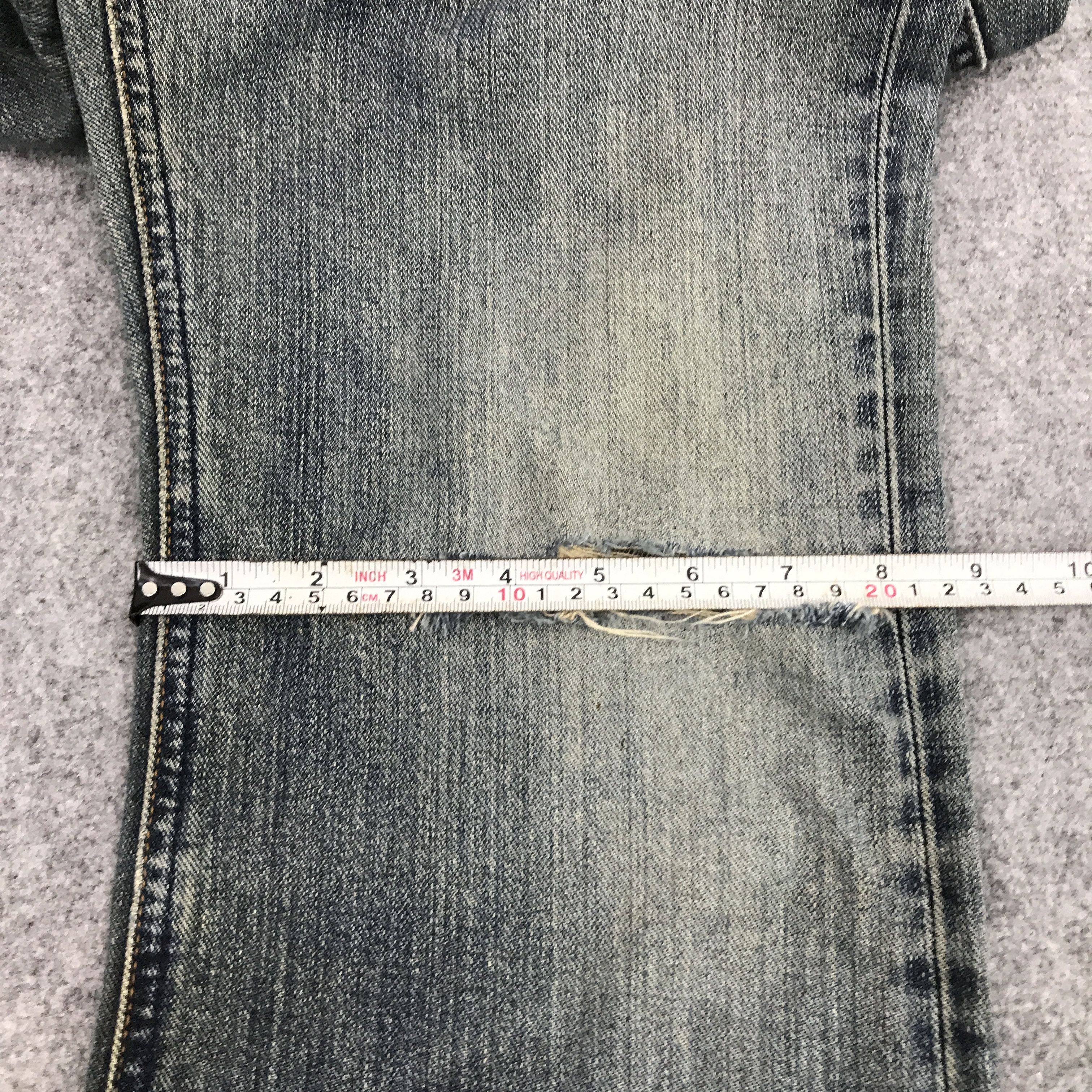 Japanese Brand × Lee FLARE LEE JAPAN BOOTCUT DISTRESSED DENIM JEANS Size US 32 / EU 48 - 12 Thumbnail
