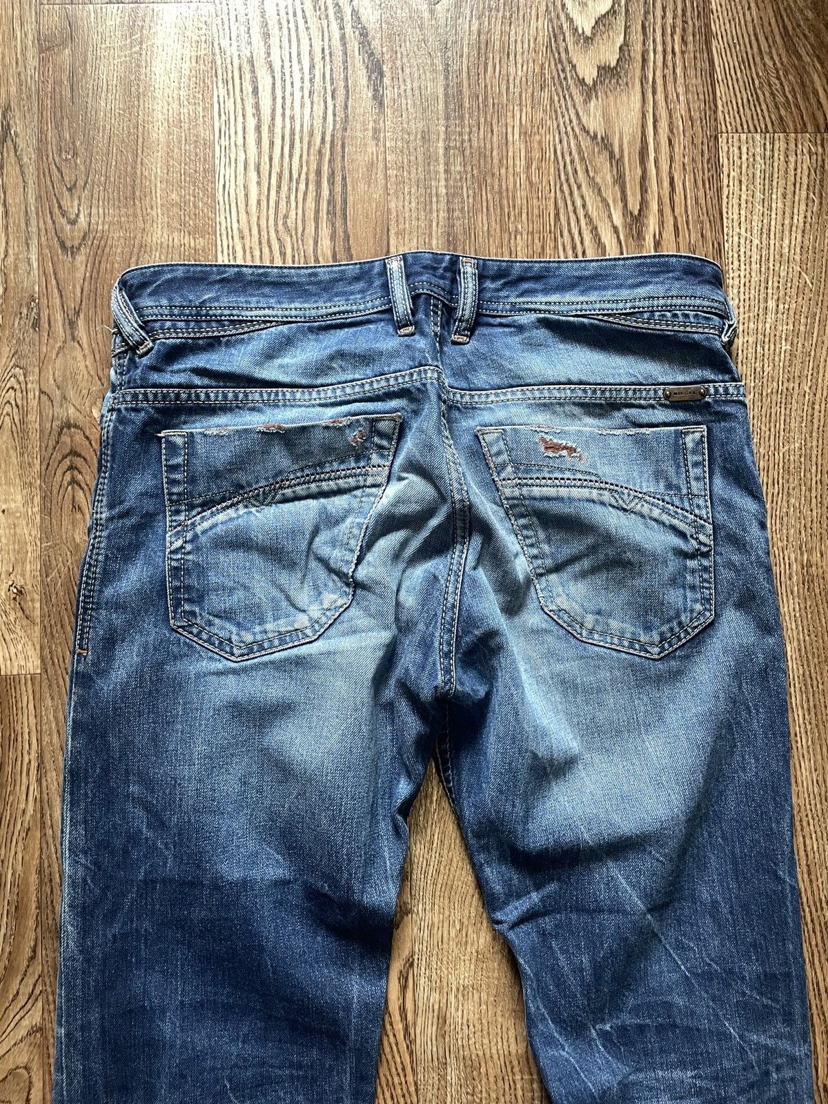 Diesel Diesel Iakop Garment Regular Slim Tapered Wash Jeans Pants Size US 32 / EU 48 - 8 Thumbnail